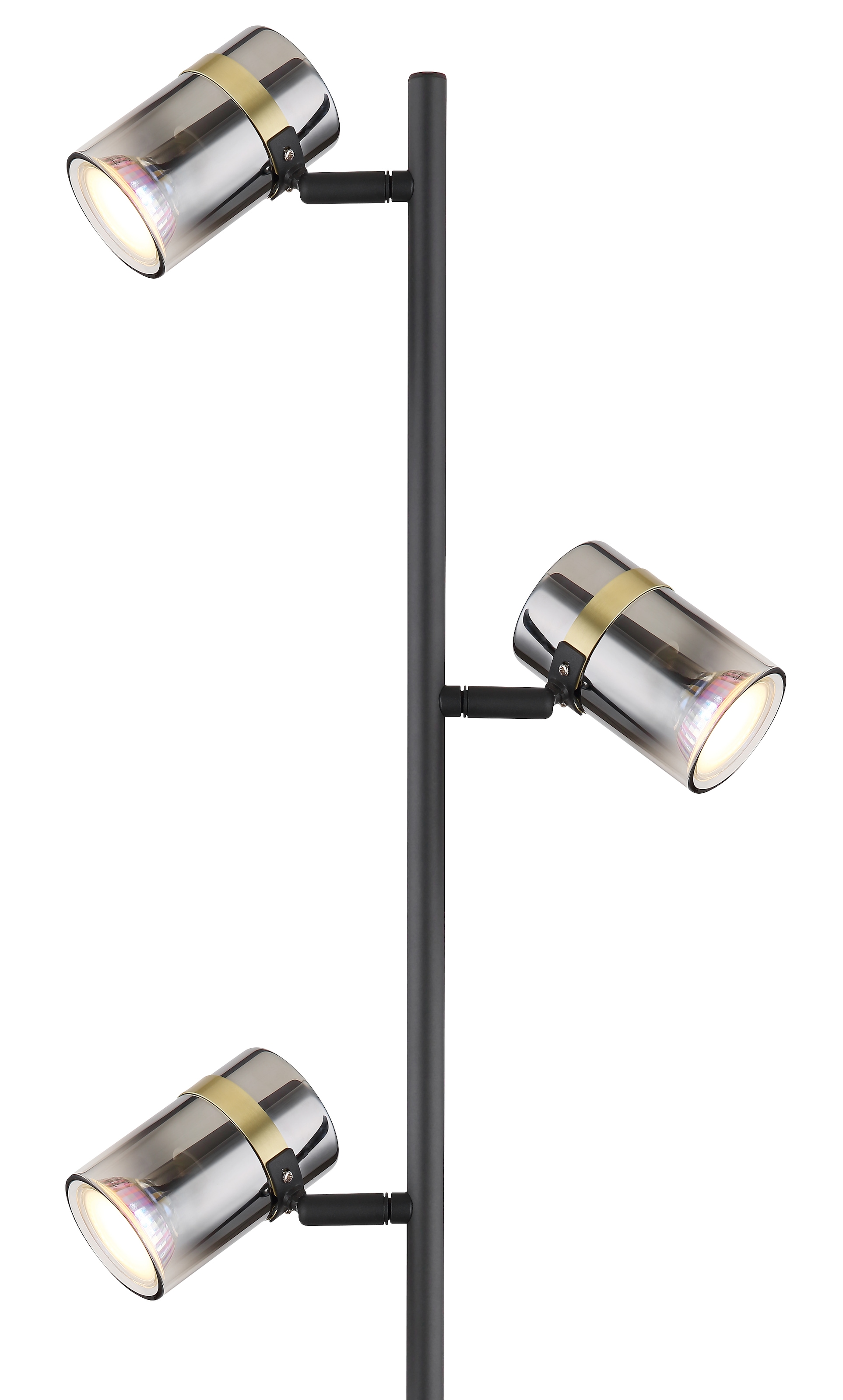 GLOBO LIGHTING Stehlampe »TRABBY«, Leuchtmittel GU10 | ohne Leuchtmittel, Stehleuchte/Wohnzimmer/Schlafzimmer/Flur