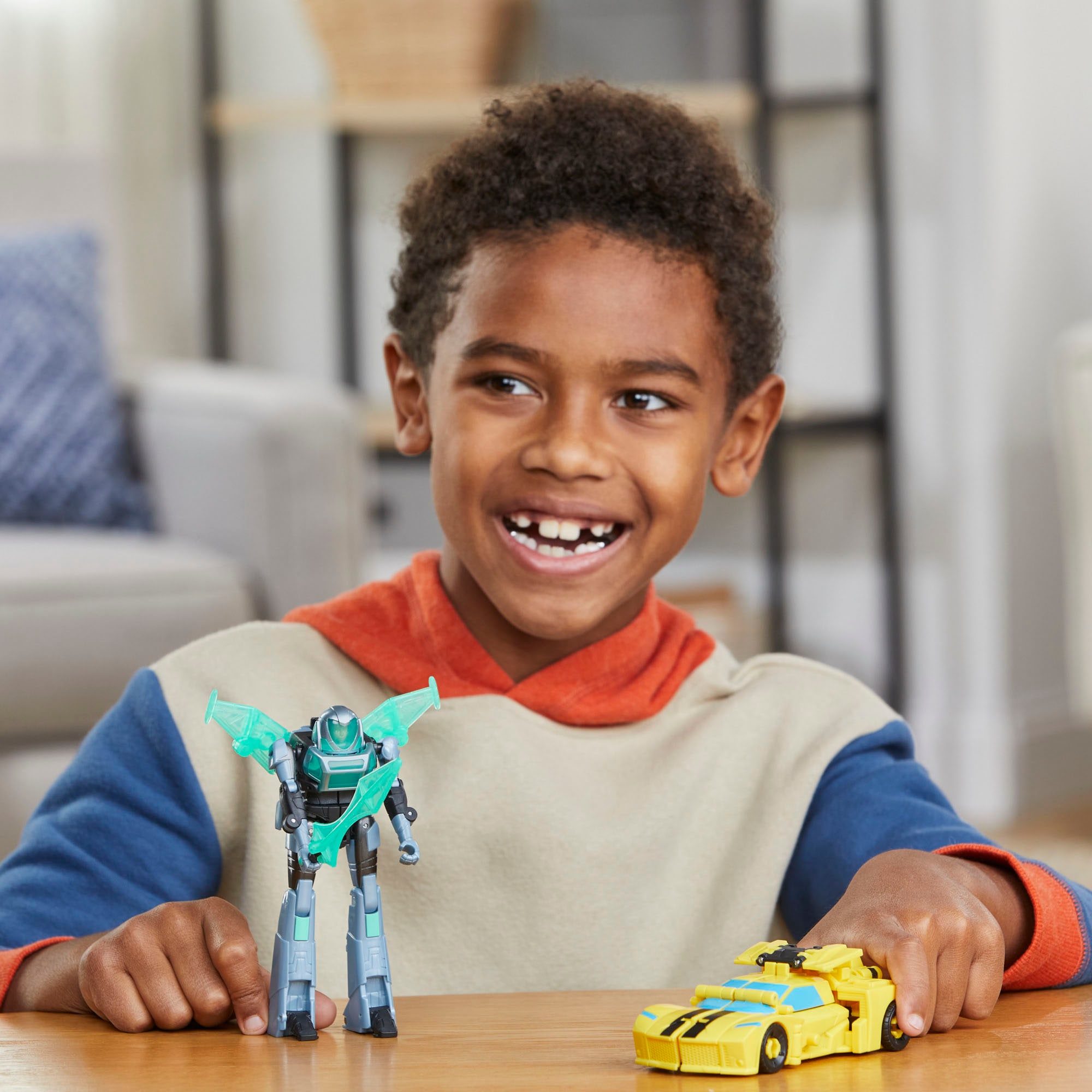 Hasbro Actionfigur »Transformers EarthSpark, Cyber-Combiner Bumblebee und Mo Malto«