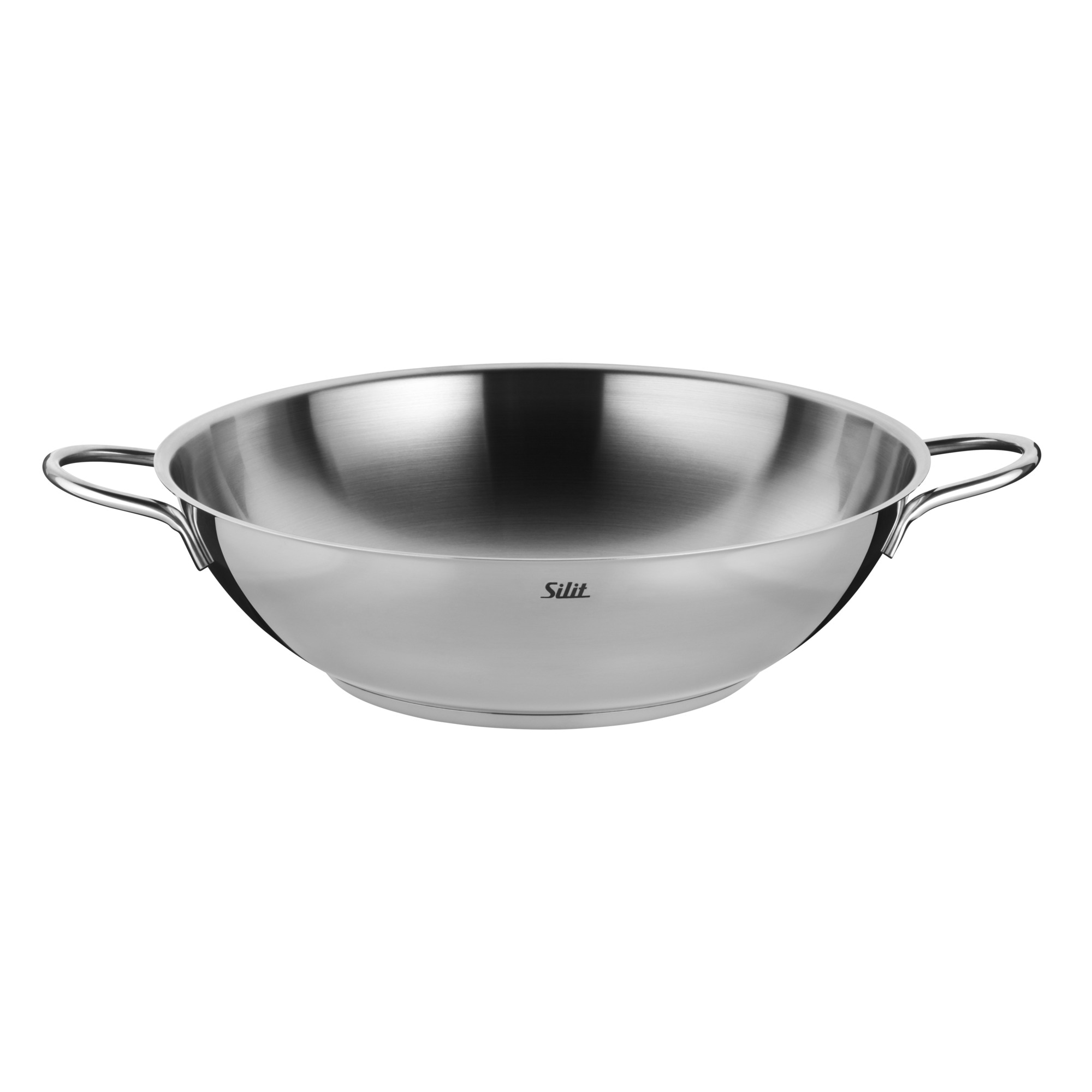 Silit Wok »Wokpfanne Induktion«, Cromargan® Edelstahl Rostfrei 18/10, (1 tlg.), ideal für energiesparendes Kochen, für alle Herdarten geeignet