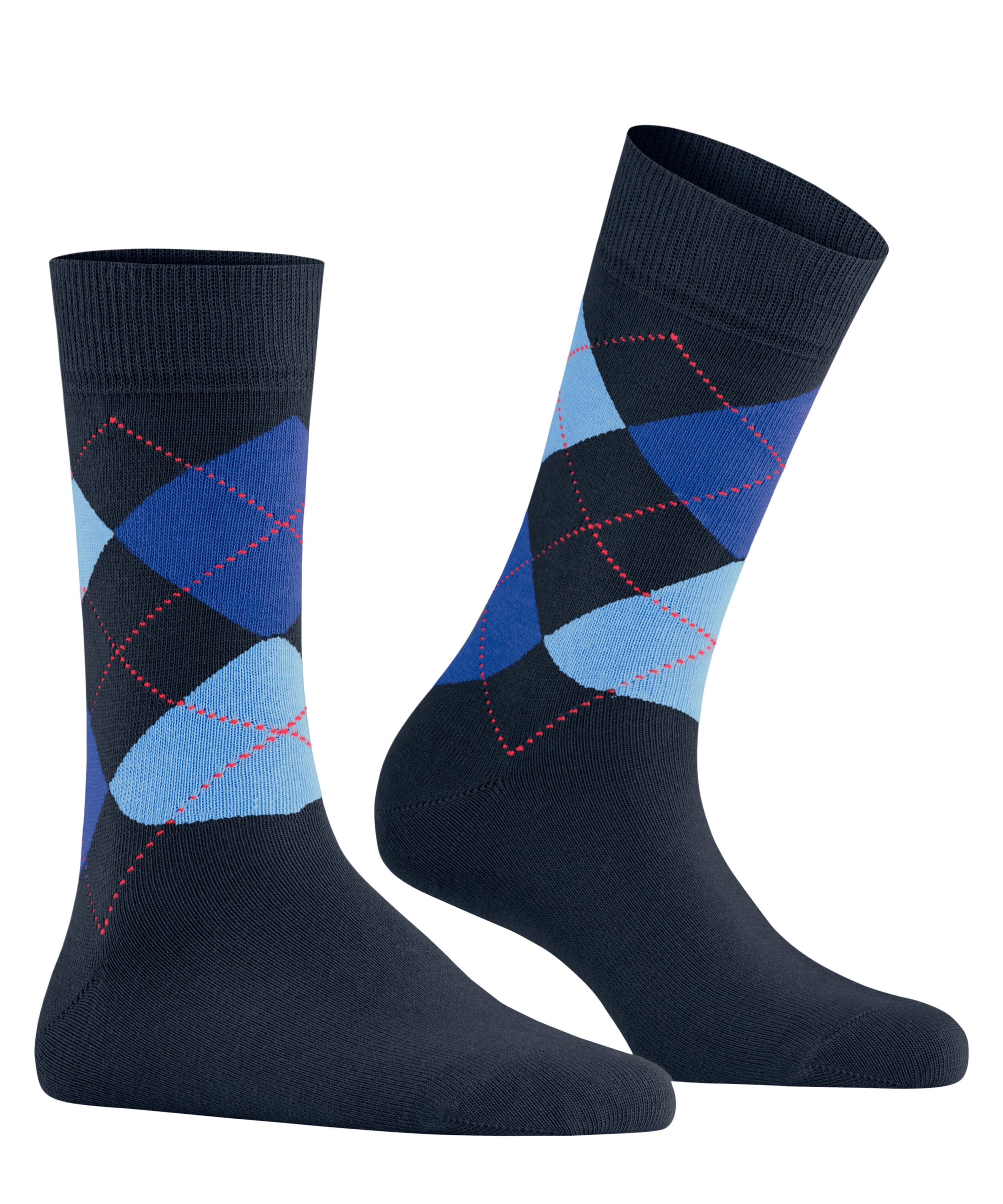 Burlington Socken »Queen« Einheitsgröße 36-41, Argyle-Muster, gekämmte Baumwolle
