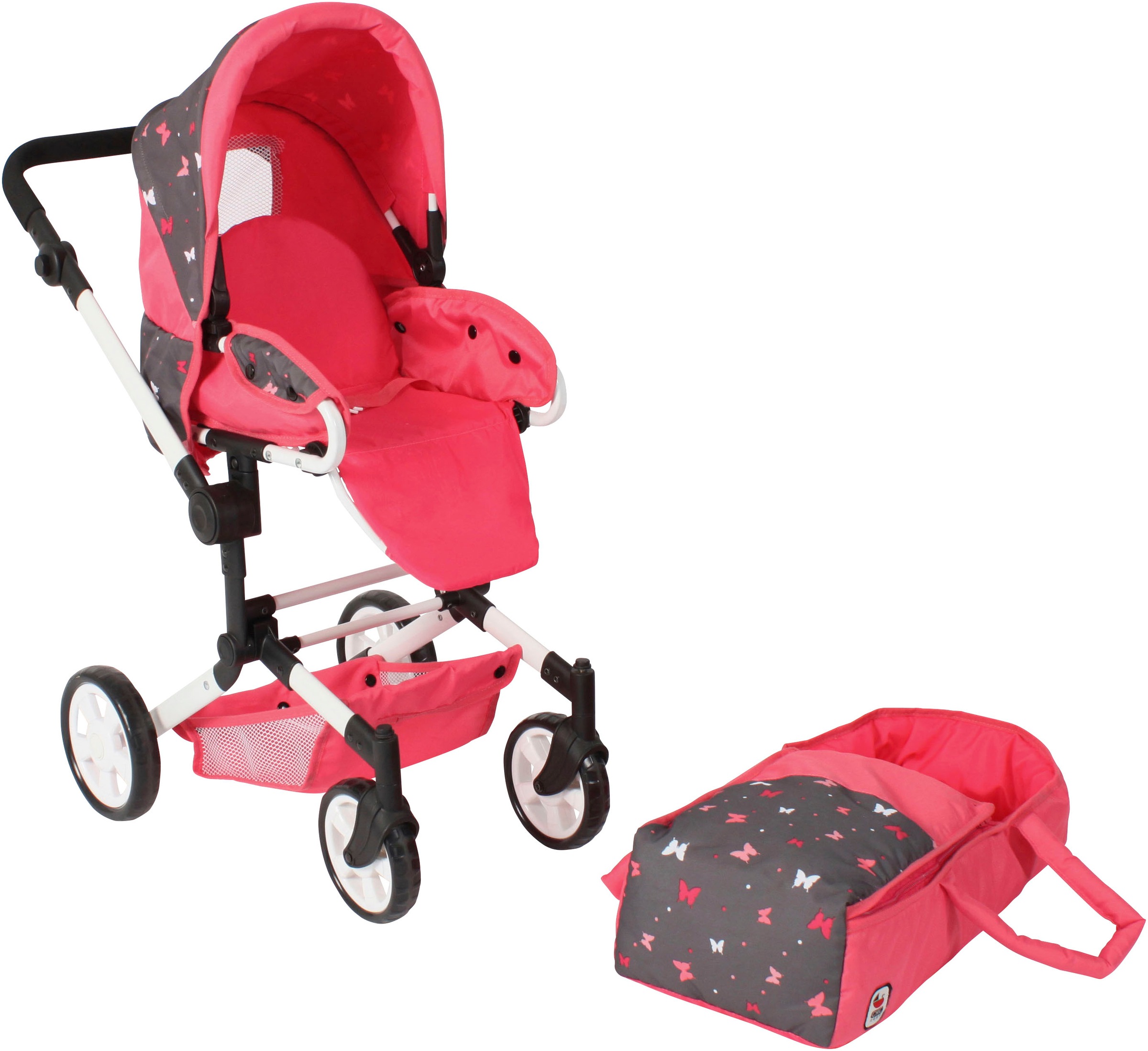 CHIC2000 Kombi-Puppenwagen »Jara, Butterfly«