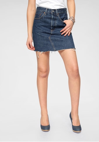 Levi's® Jeansrock »deconstructed Iconic Skirt«, Mit Fransen am Saum kaufen