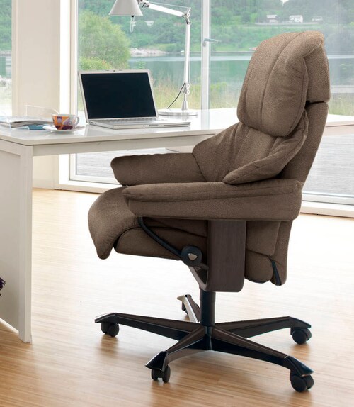 Stressless® Relaxsessel »Reno«, mit Home Office Base, Größe M, Gestell Weng günstig online kaufen