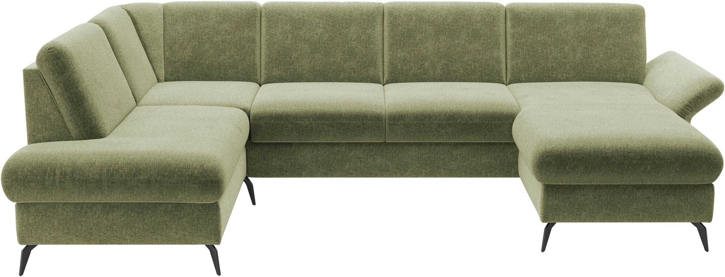 Home affaire Wohnlandschaft »Rochelle«, optional: Armteilverstellung, klappbar, Bettkasen