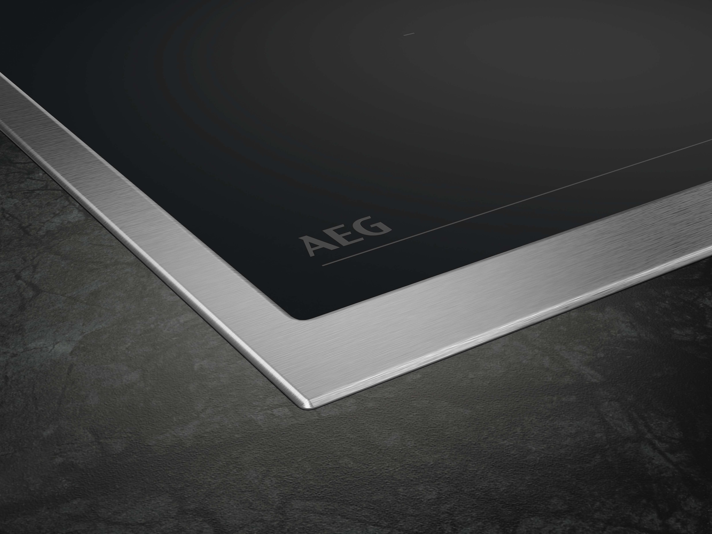 AEG Kochfeld mit Dunstabzug »TH84CB0FRB«, 4 individuell einstellbare Kochzonenregle