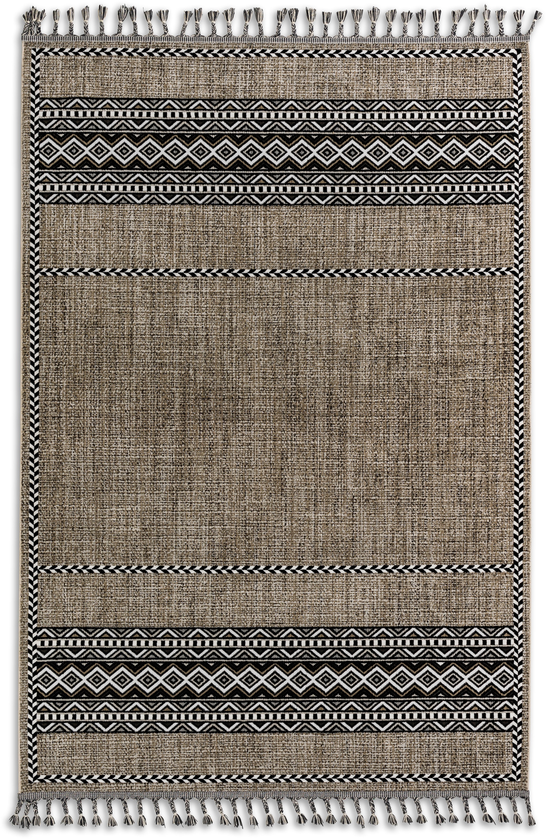 ASTRA Teppich »Ravenna 6634 225«, rechteckig, 5 mm Höhe, eleganter Kurzflorteppich mit Fransen