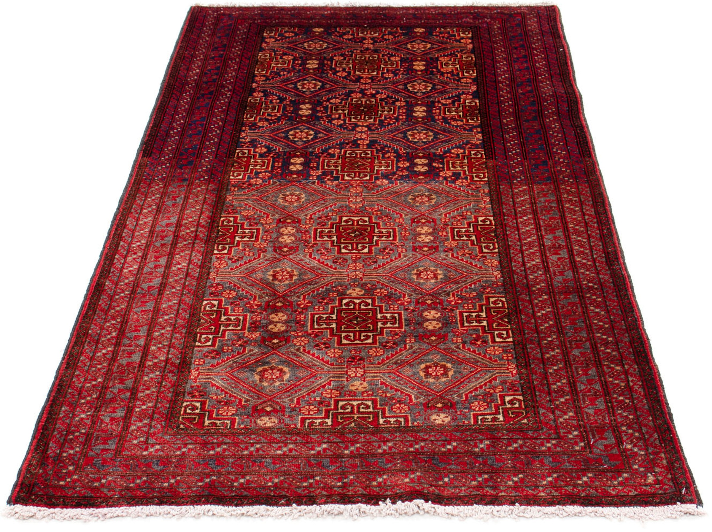 morgenland Orientteppich »Belutsch - 175 x 92 cm - dunkelrot«, rechteckig, günstig online kaufen