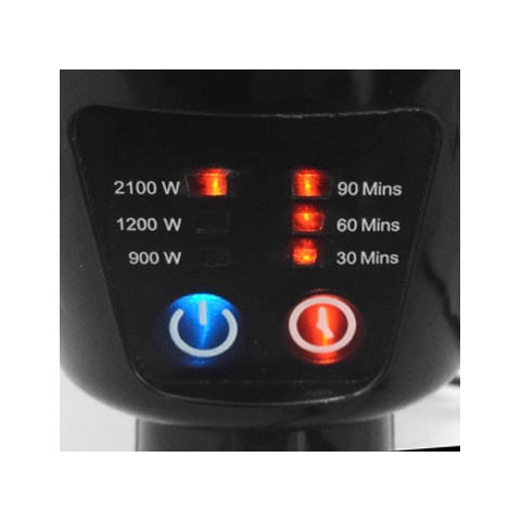 Sonnenkönig Terrassenstrahler »Wärmepilz Elektro Schwarz«, 2100 W