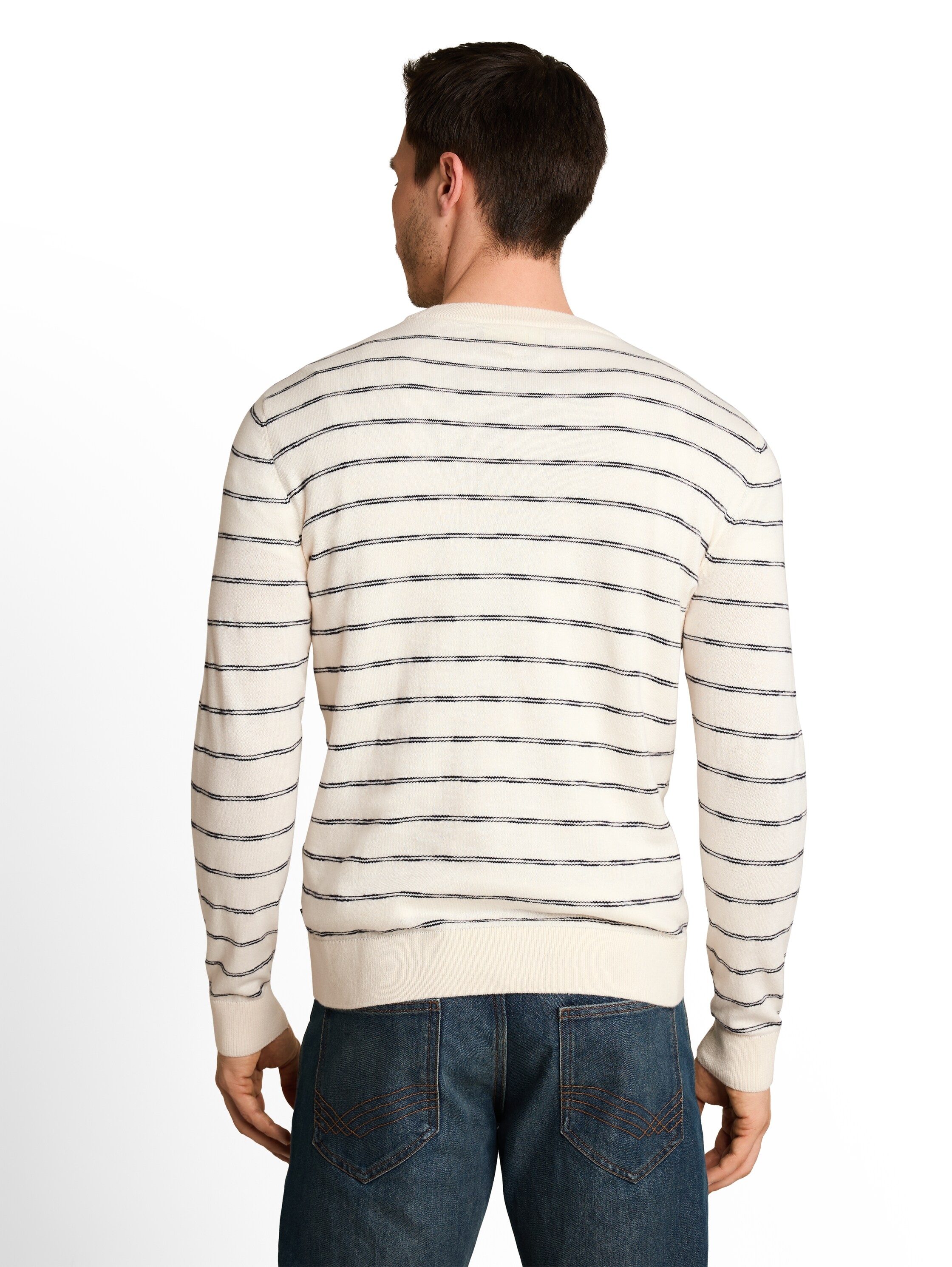 TOM TAILOR Strickpullover mit Streifen