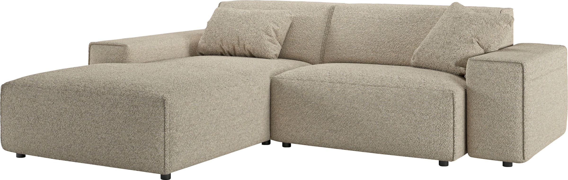 andas Ecksofa »Glimminge L-Form auch in Breitcord, Feincord + Easy care-Bezug,«, Breite 234, Zierkissen