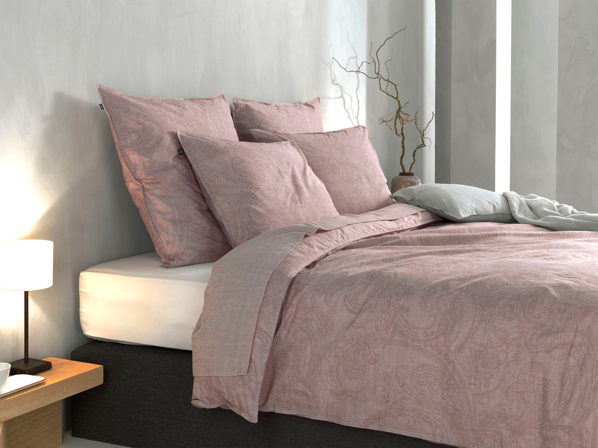 ZO HOME Bettwäsche »Paisley-di-Lino« 2 Stk. tlg. Bettwäsche aus 100% Baumwolle, hochwertiges Renforcé