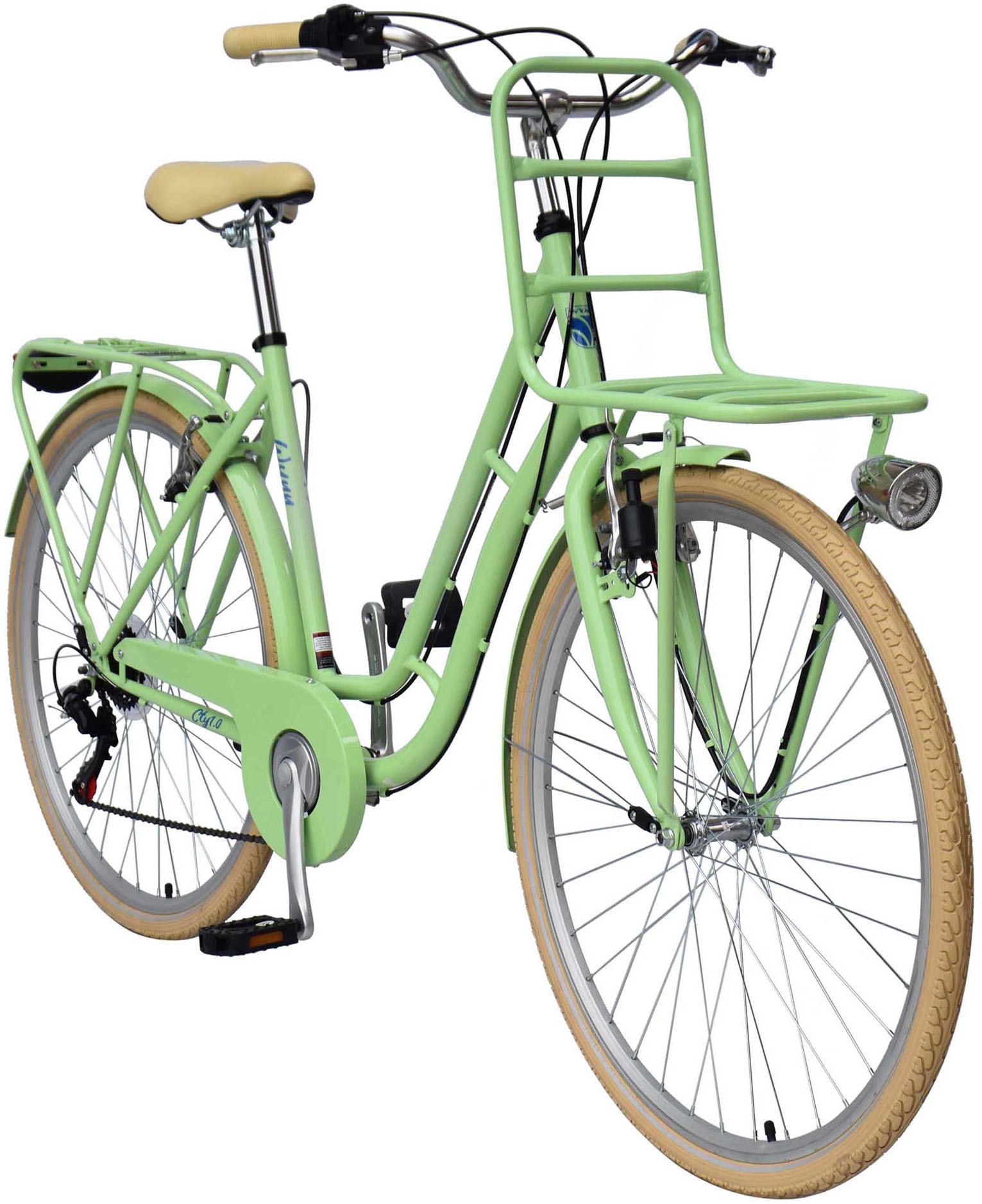 Cityrad »CITY1.0«, 6 Gang, Shimano, Tourney Schaltwerk, Kettenschaltung