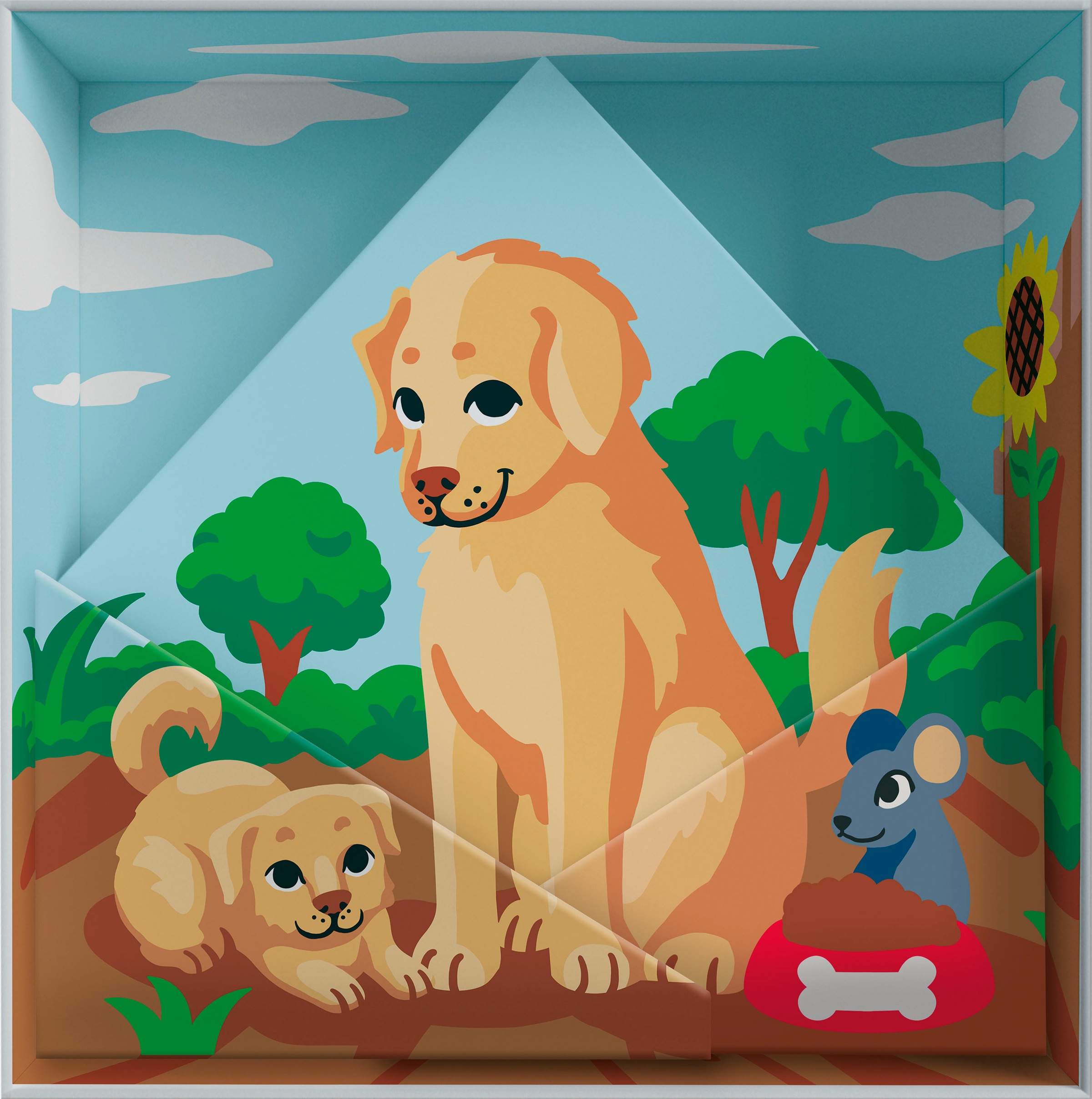 Ravensburger Malen nach Zahlen »CreArt, Do it together, Hunde«, Made in Europe