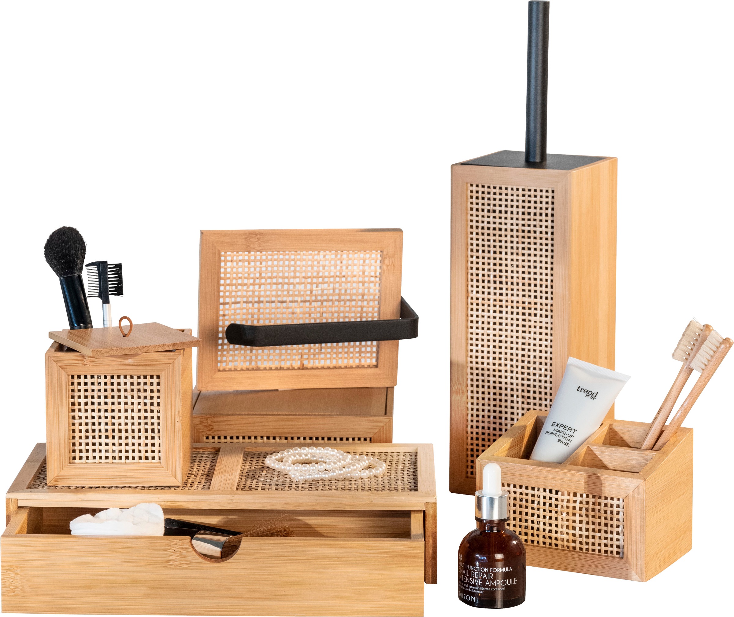 WENKO Toilettenpapierhalter »Allegre«, aus Bambus und Rattan