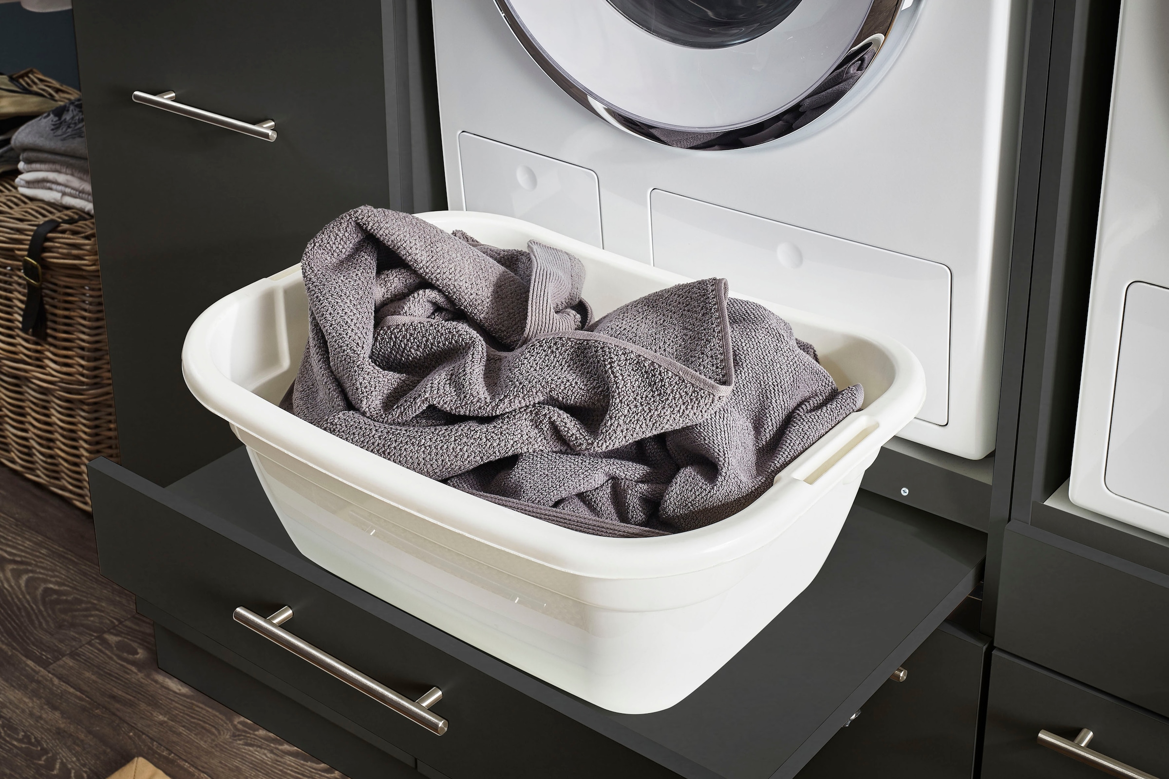 Laundreezy Mehrzweckschrank-Set »LAUNDREEZY LDSK11«, Breite 185 cm