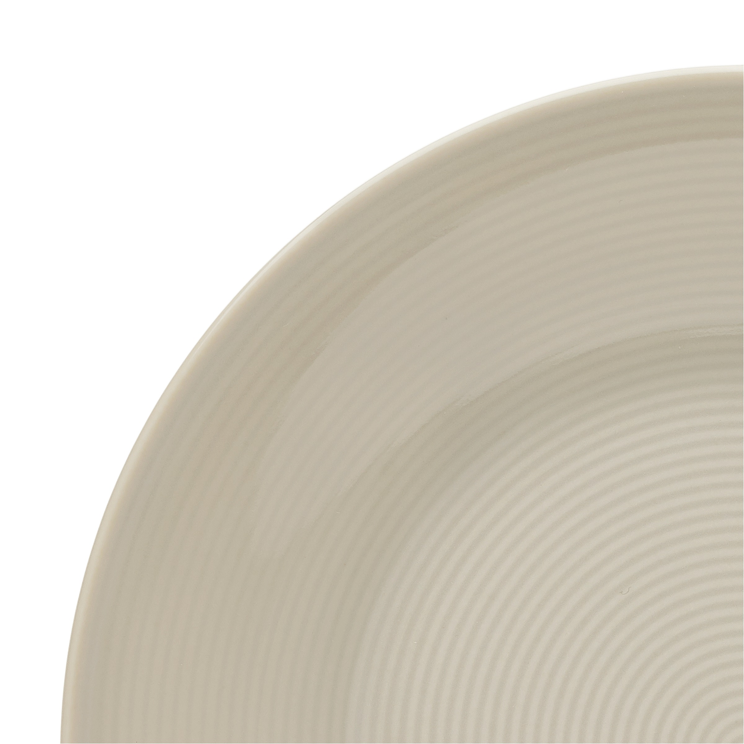 van Well Dessertteller »Jive, Teller 21 cm, 6 Stück«, (Set, 6 St.), dezentes Spiraldekor, spülmaschinen-und mikrowellengeeignet