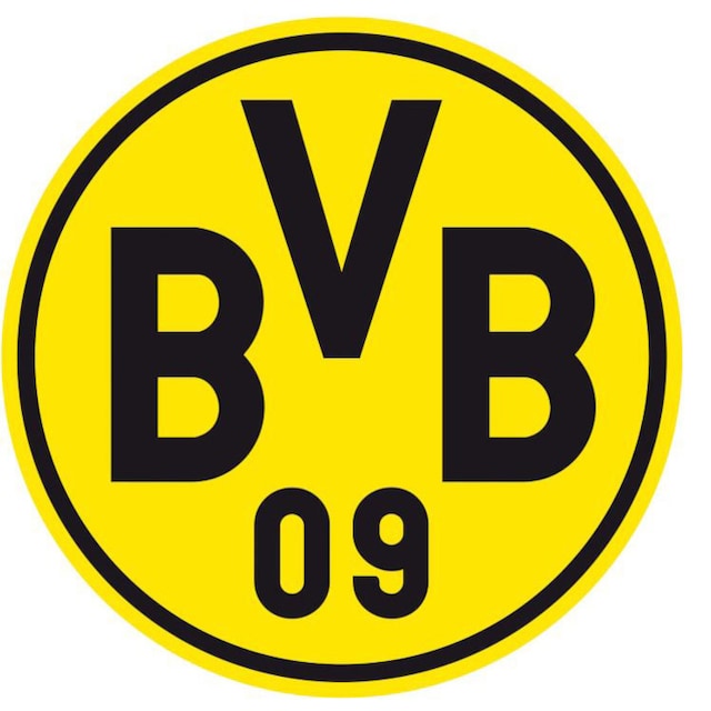 auf »Fußball Logo«, kaufen Raten Dortmund (1 Borussia Wall-Art Wandtattoo St.)