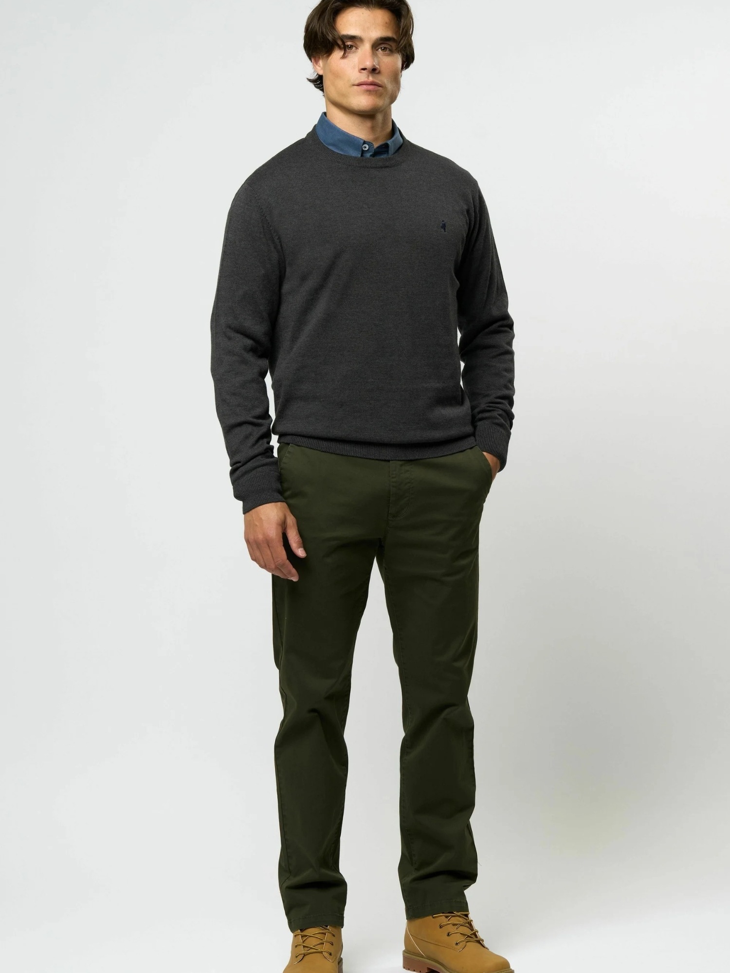 MCS Rundhalspullover »MCS Pullover Matt«