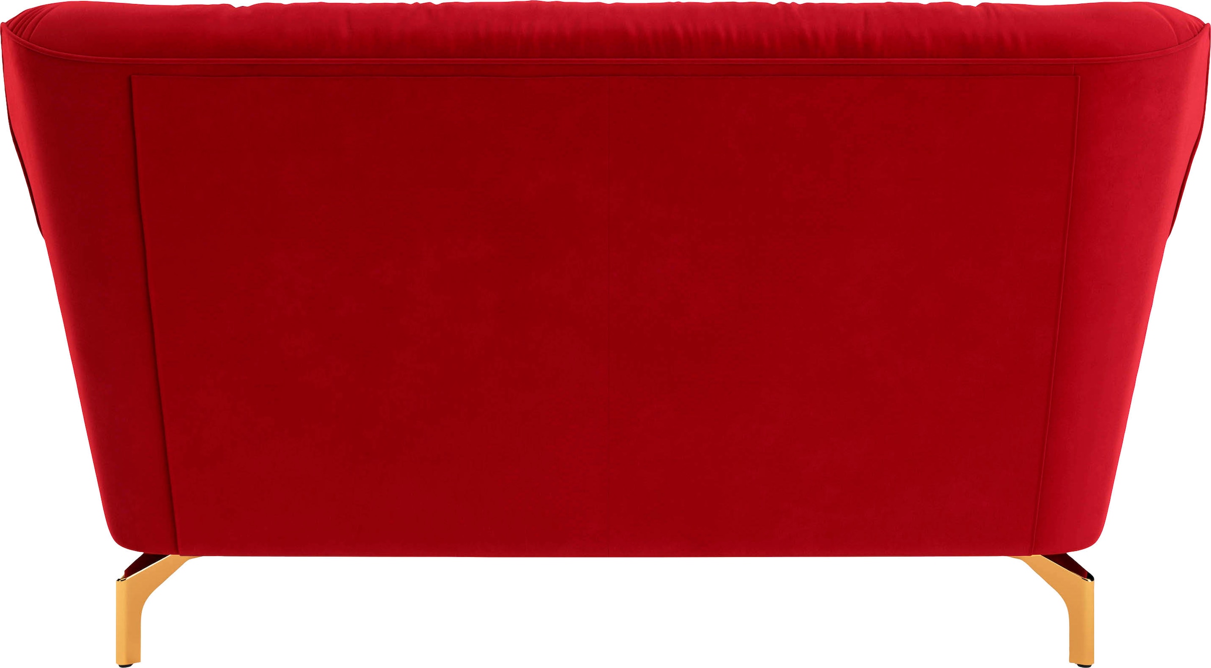 sit&more 2-Sitzer »Orient 3«, inkl. 2 Zierkissen mit Strass-Stein, goldfarbene Metallfüße