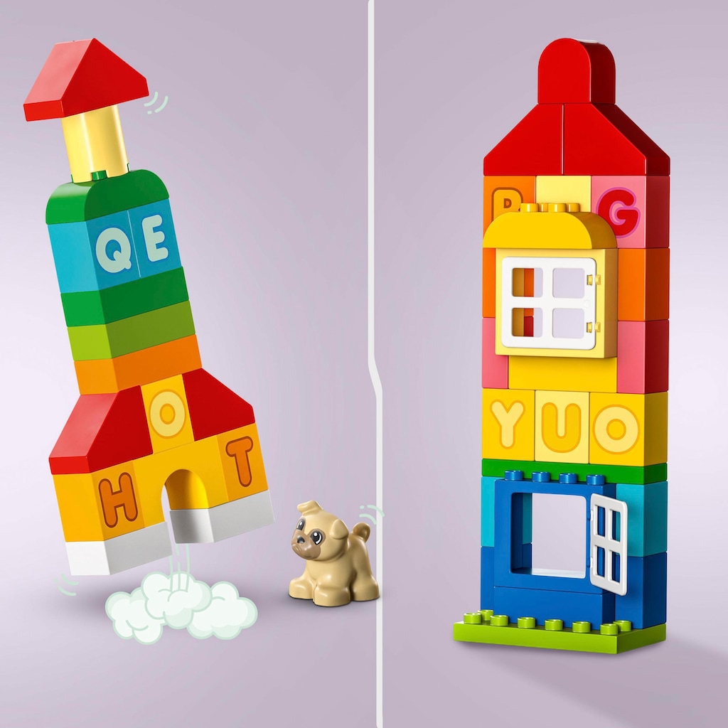 LEGO® Konstruktionsspielsteine »ABC-Stadt (10935), LEGO® DUPLO Classic«, (87 St.)