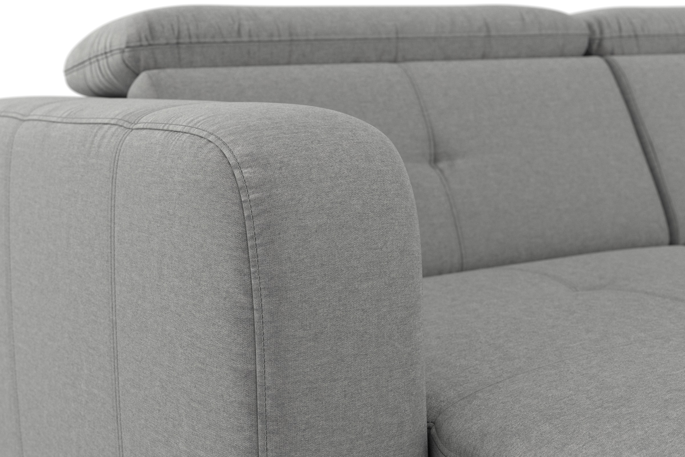 sit&more Wohnlandschaft »Belluci U-Form«, Kopfteilverstellung und Federkern, wahlweise mit Bettfunktion
