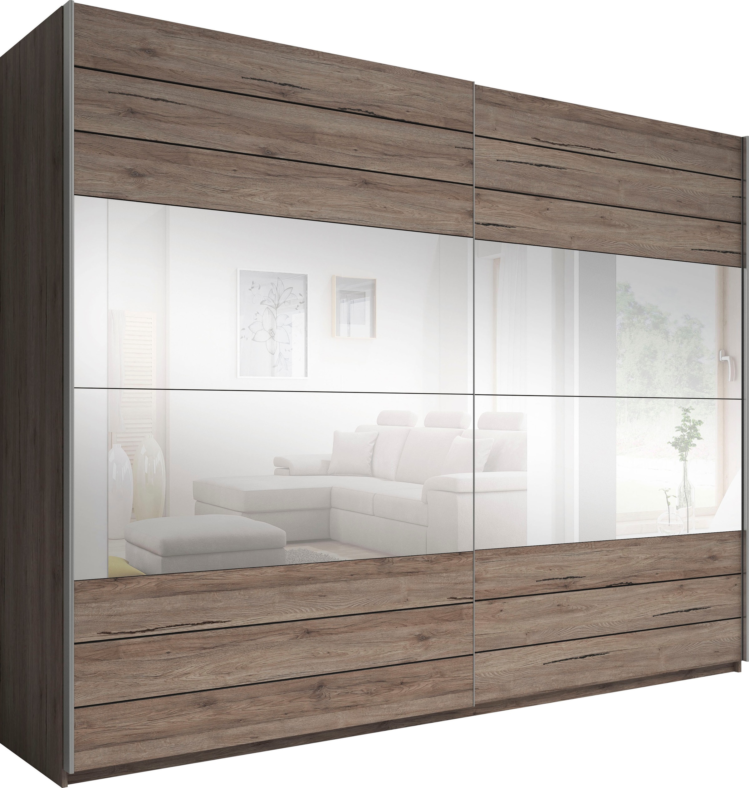 INOSIGN Schwebetürenschrank »Galaxy Breite 200,220 oder 270cm breit, Kleide günstig online kaufen