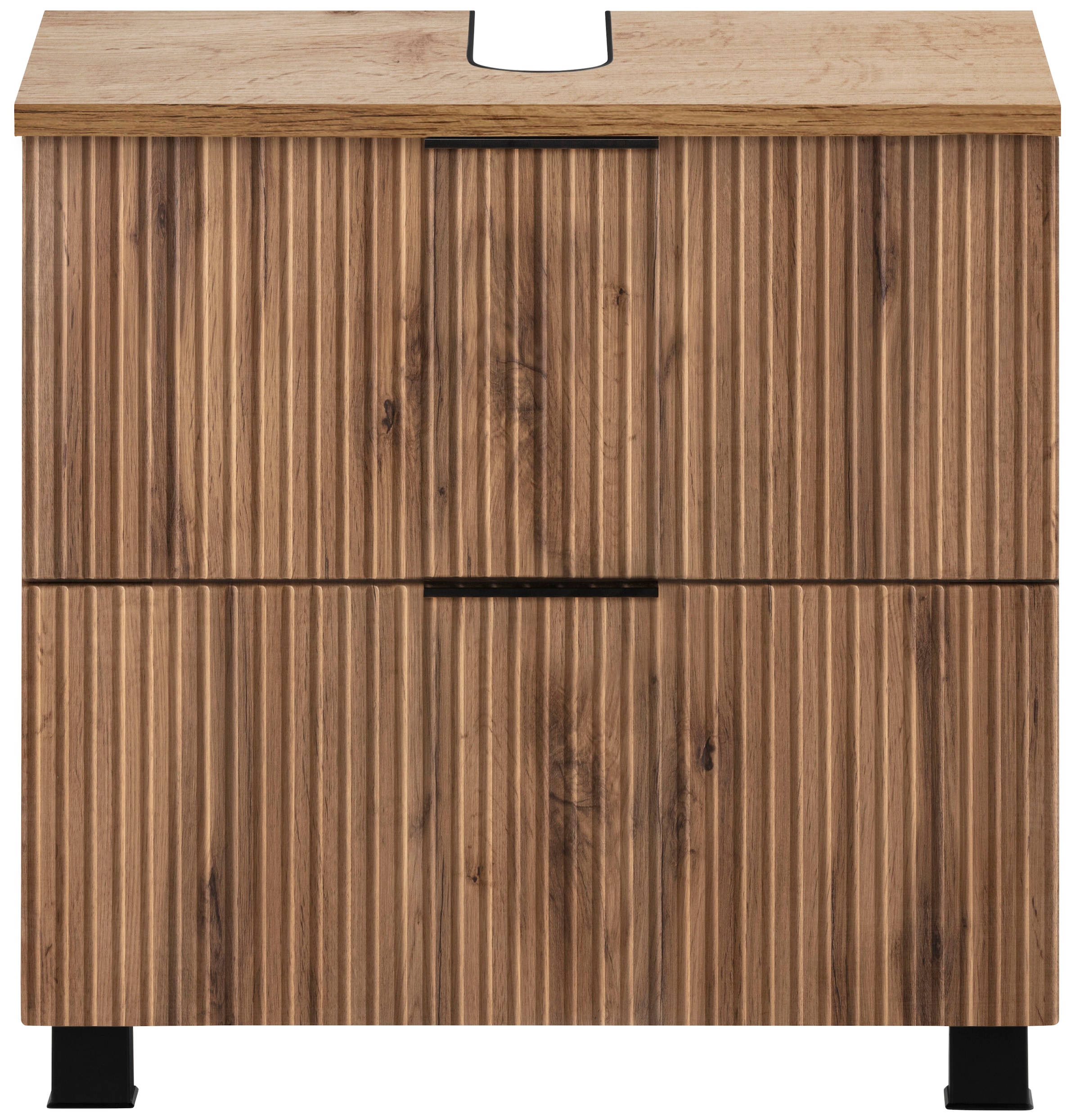 welltime Waschbeckenunterschrank »Trento, verschiedene Ausführungen und Farben«, Badmöbel, Breite 60 cm, Beckenunterschrank auf Füßen, Made in Germany