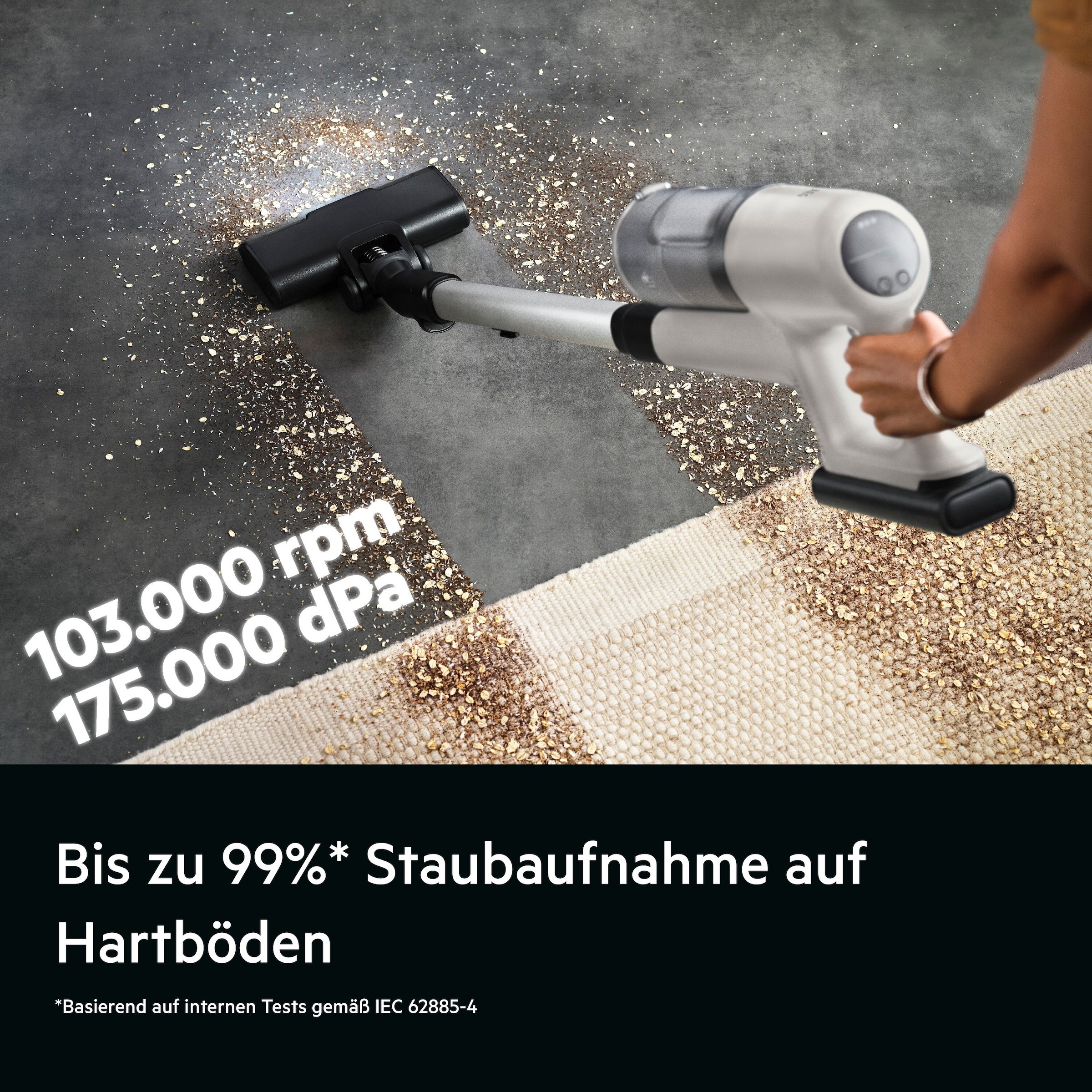 AEG Akku-Hand-und Stielstaubsauger »6000 Staubsauger«, sehr leicht 2,5 kg, 53 % Recyclingmaterial, bis zu 50 Min. Laufzeit