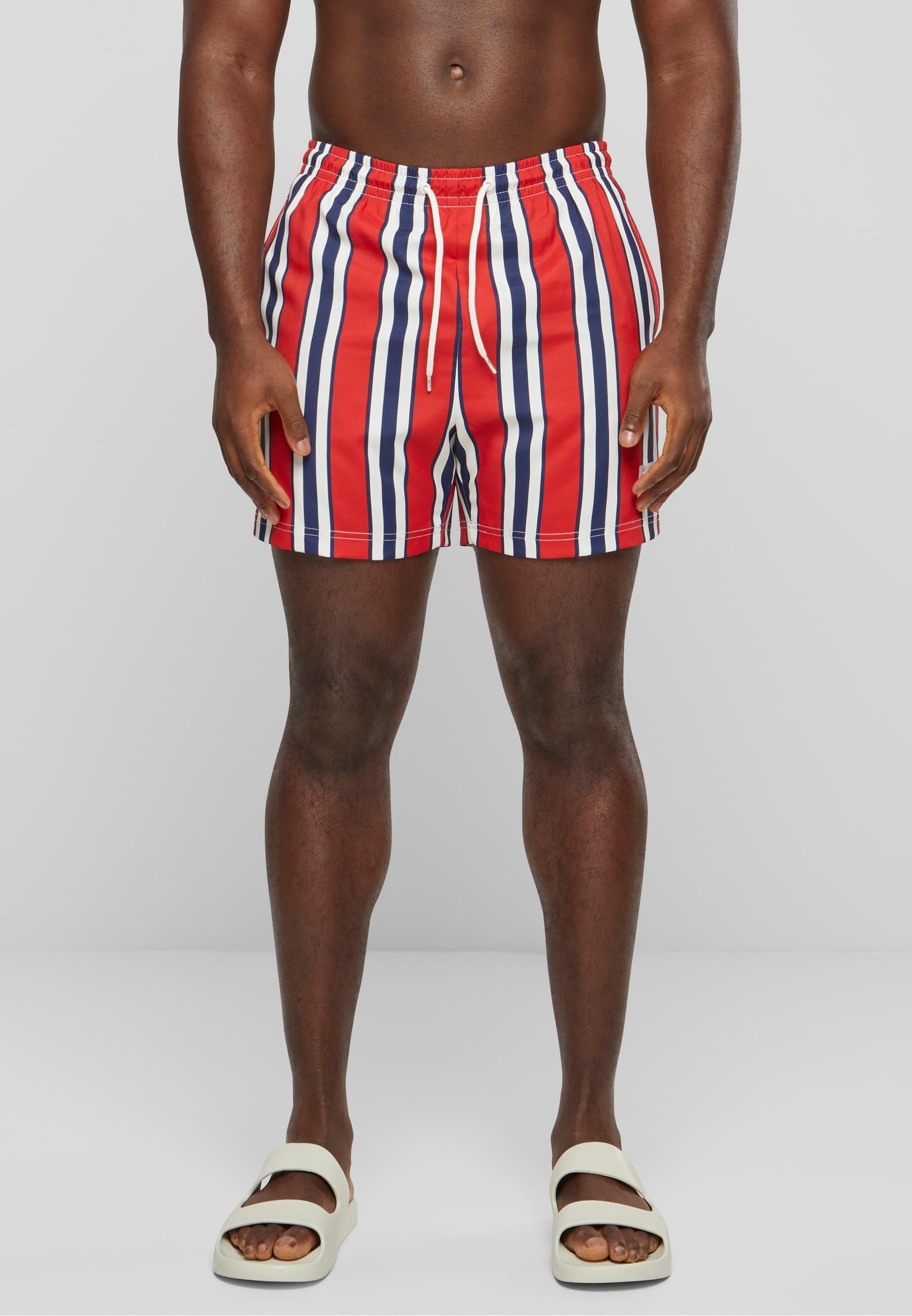 Karl Kani Badeshorts »Karl Kani Herren KM-SW013-051-1 Retro Striped Swim Shorts«