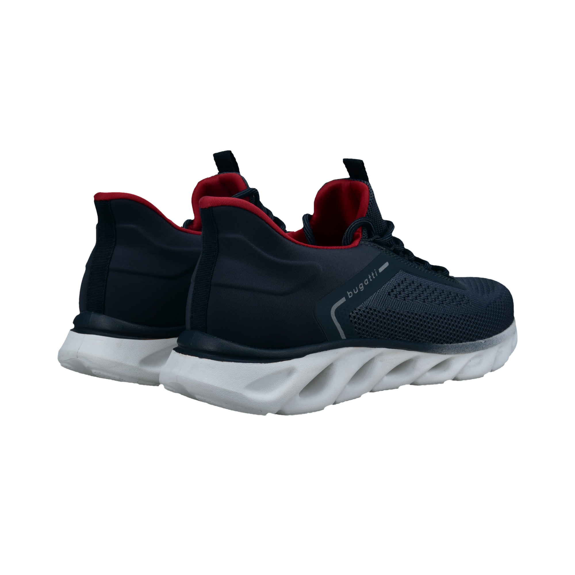 bugatti Slip-On Sneaker  Freizeitschuh, Schlupfschuh mit aufgesetzter Schnürung