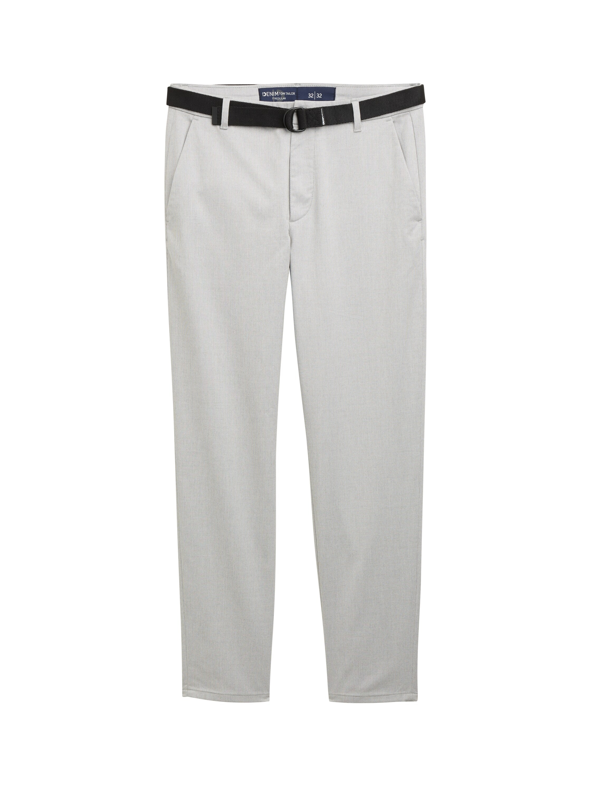 TOM TAILOR Denim Chinohose, mit Gürtel