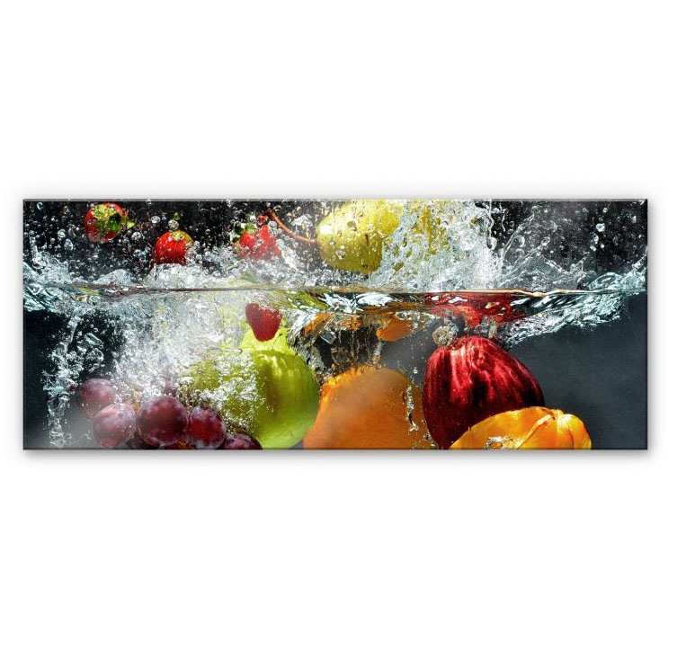 Wall-Art Küchenrückwand »Erfrischendes Obst - Panorama«, (1 tlg.) kaufen