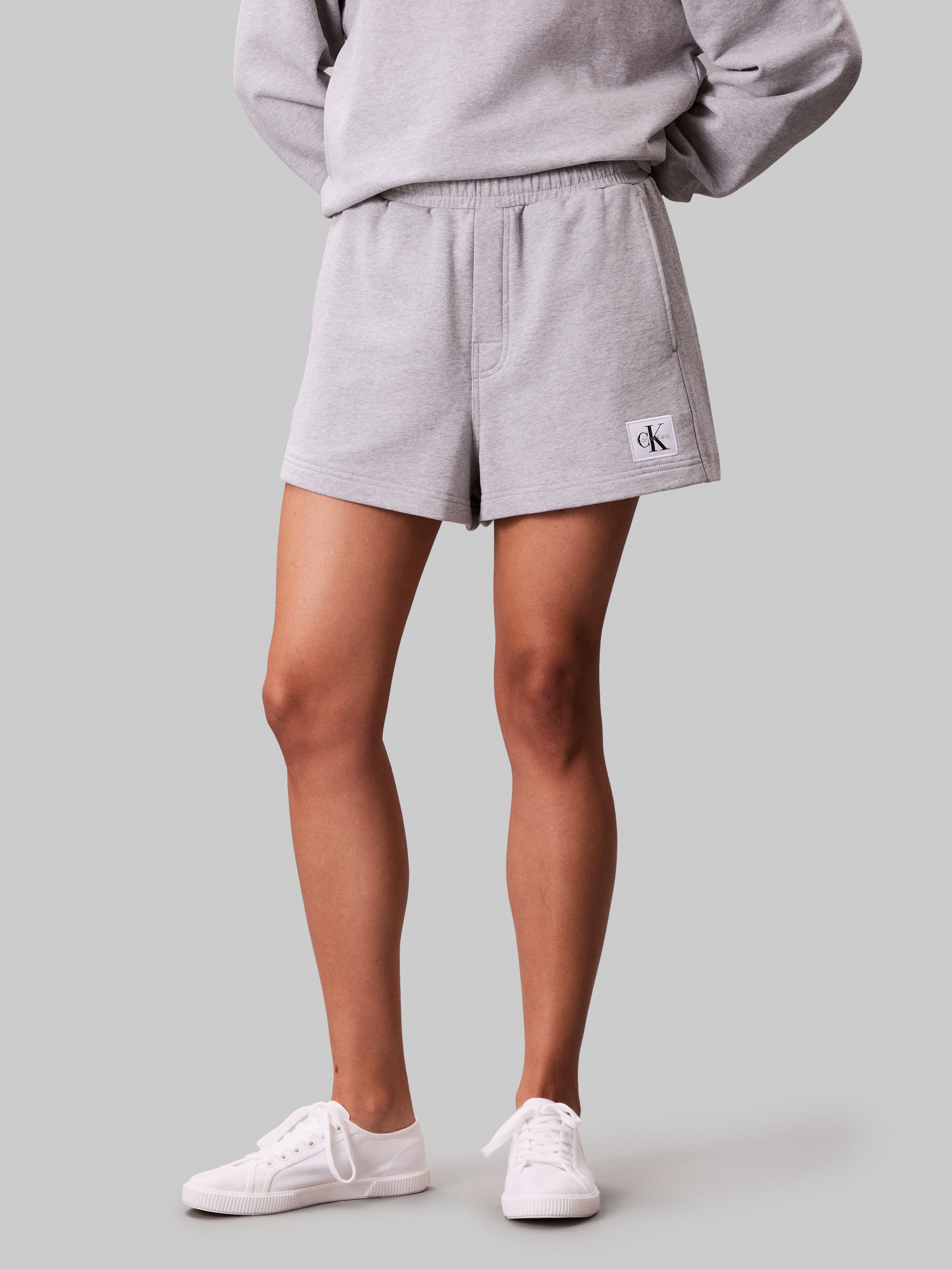 Calvin Klein Jeans Sweatshorts »A - FRNCH TRRY BDG L«, Mit elastischem Bund