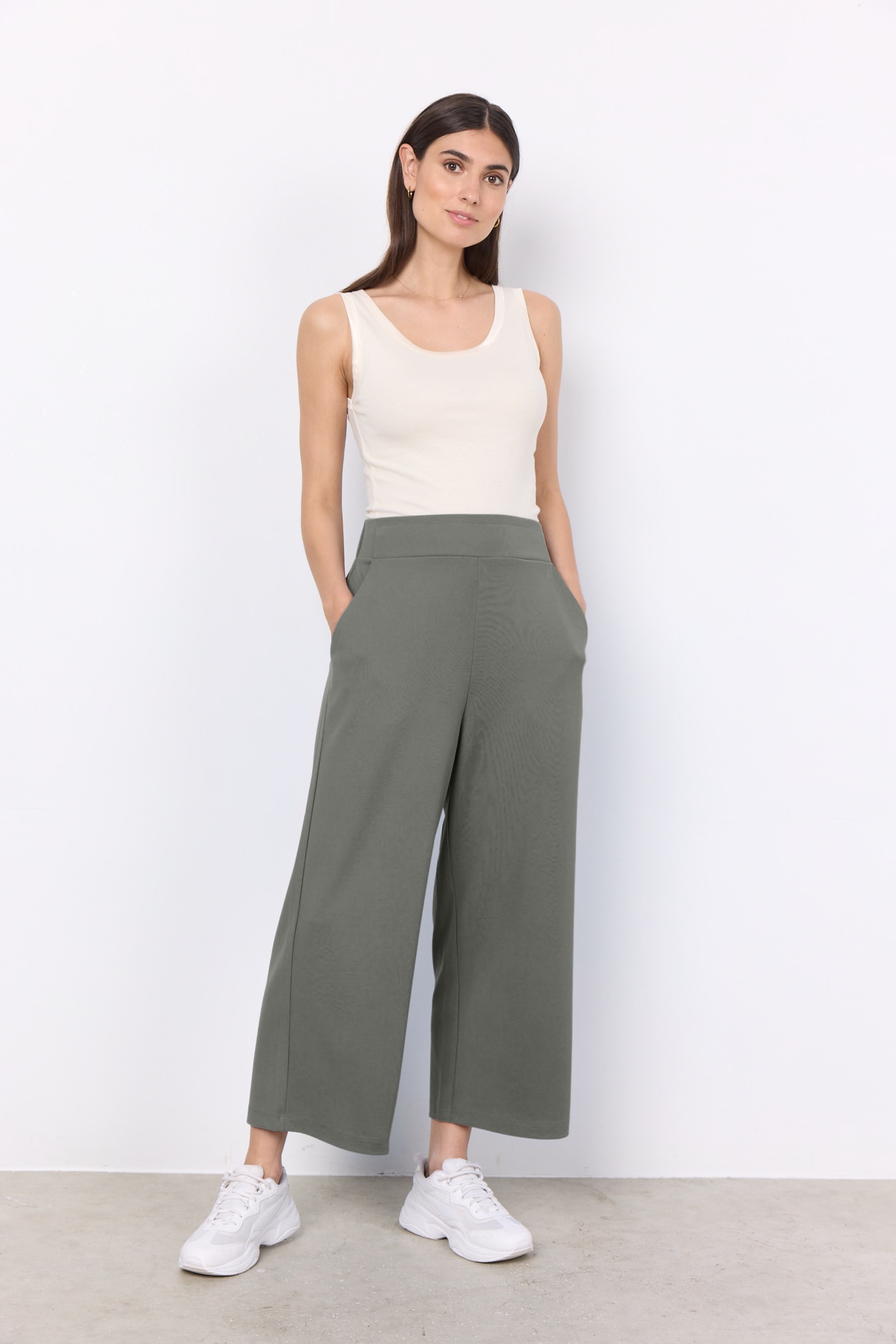 soyaconcept Schlupfhose »SC-SIHAM 36«, Sommerhose, bequeme Culotte in 7/8 Länge und lässiger Passform