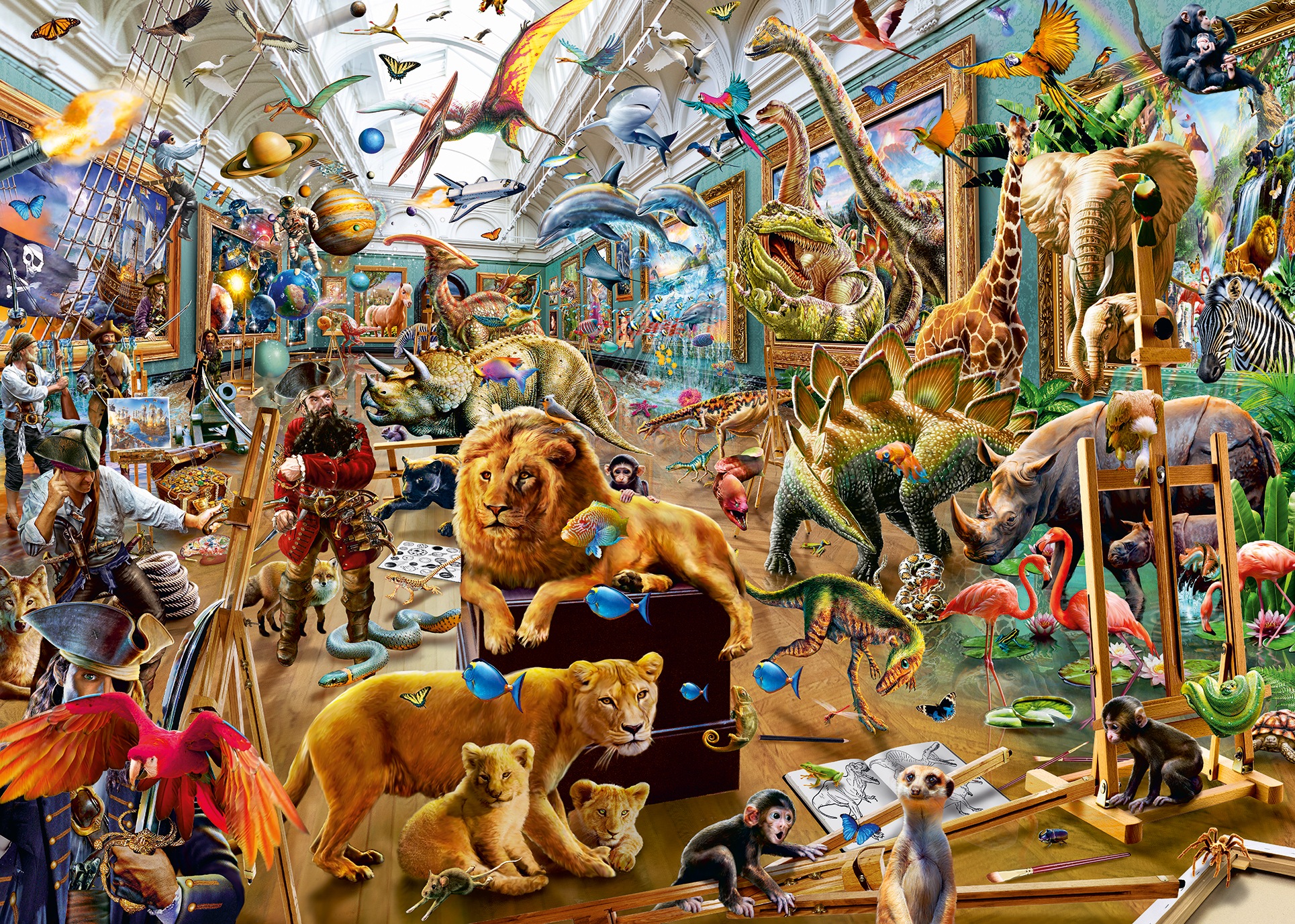 Ravensburger Puzzle »Chaos in der Galerie«, Made in Germany
