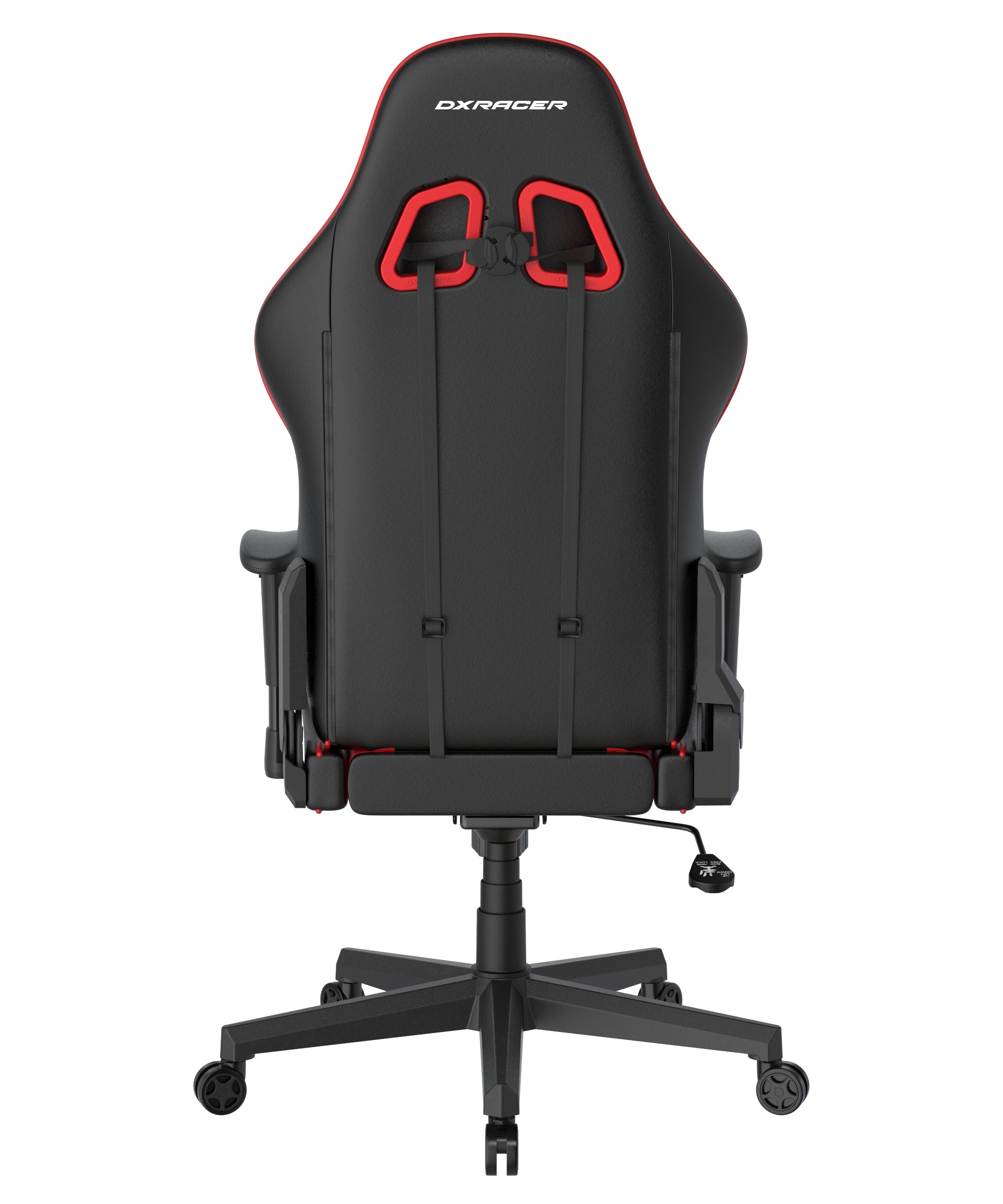 DXRacer Gaming-Stuhl »Prince Gaming Chair Regular L, PVC, schwarz rot«