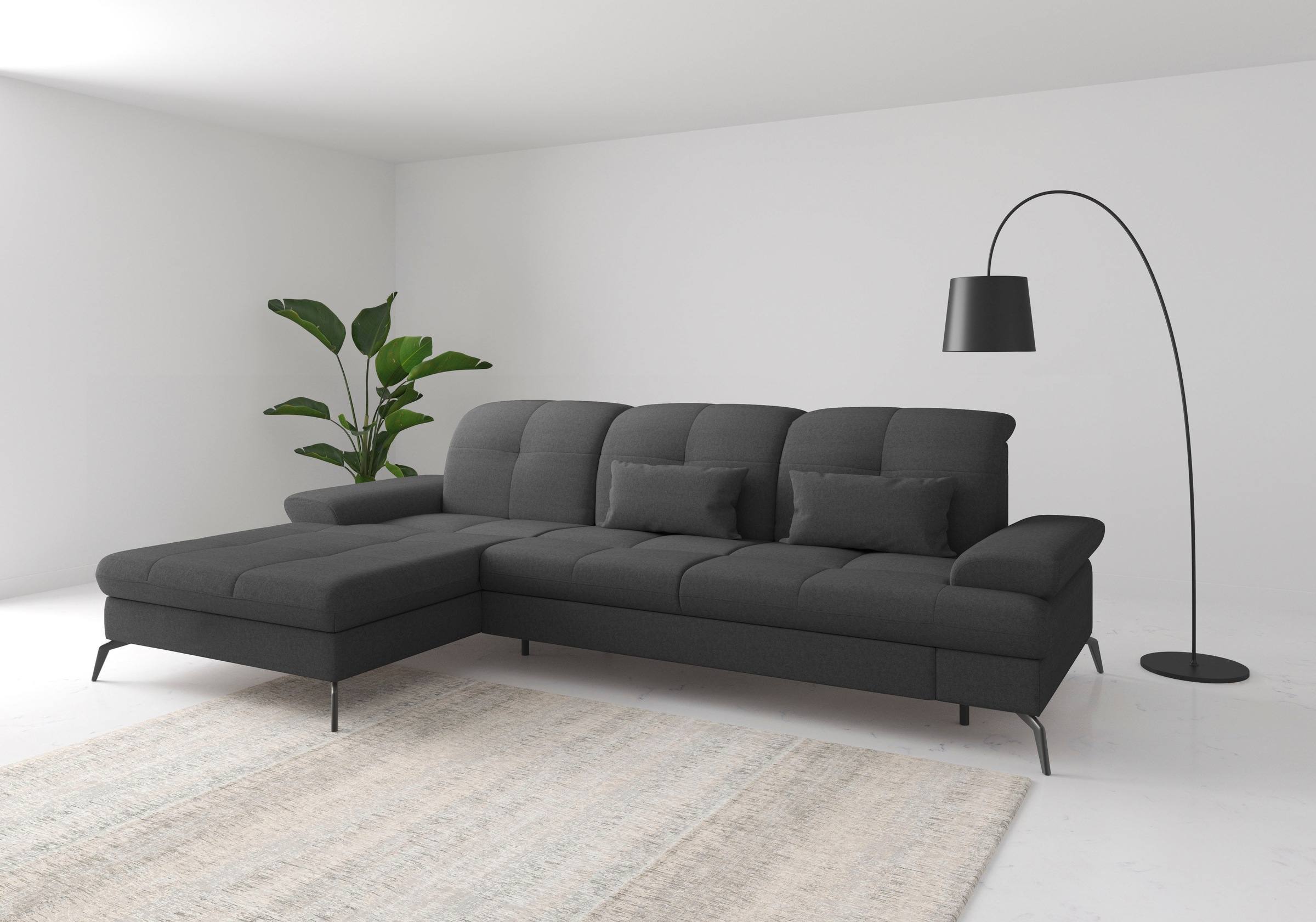 sit&more Ecksofa »Amica, L-Form, inkl. Sitztiefenverstellung & Armteilverst günstig online kaufen