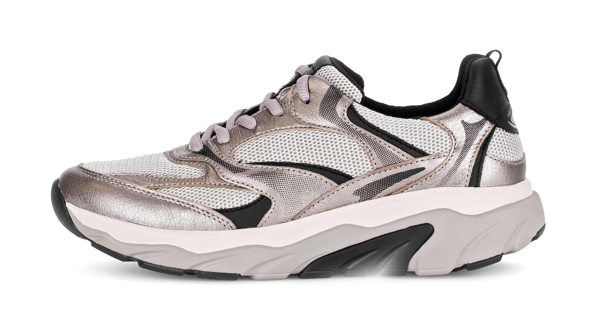 Gabor Rollingsoft Keilsneaker  , Freizeitschuh, Halbschuh, Schnürschuh mit herausnehmbarem Fußbett