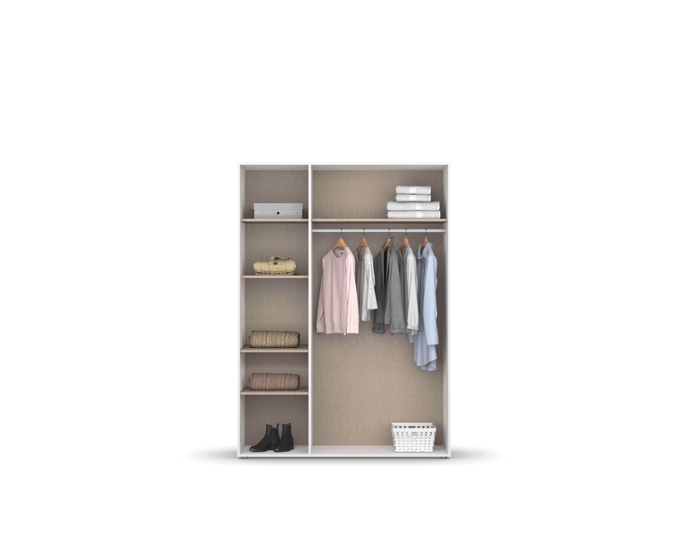 INOSIGN BY RAUCH Kleiderschrank »Schrank Garderobe Schlafzimmer Stauraum PAULLY TOPSELLER Wäscheschrank«, (mit 3 unterschiedlichen Griff-Varianten), OTTOS CHOICE 3 Griffvarianten MADE IN GERMANY