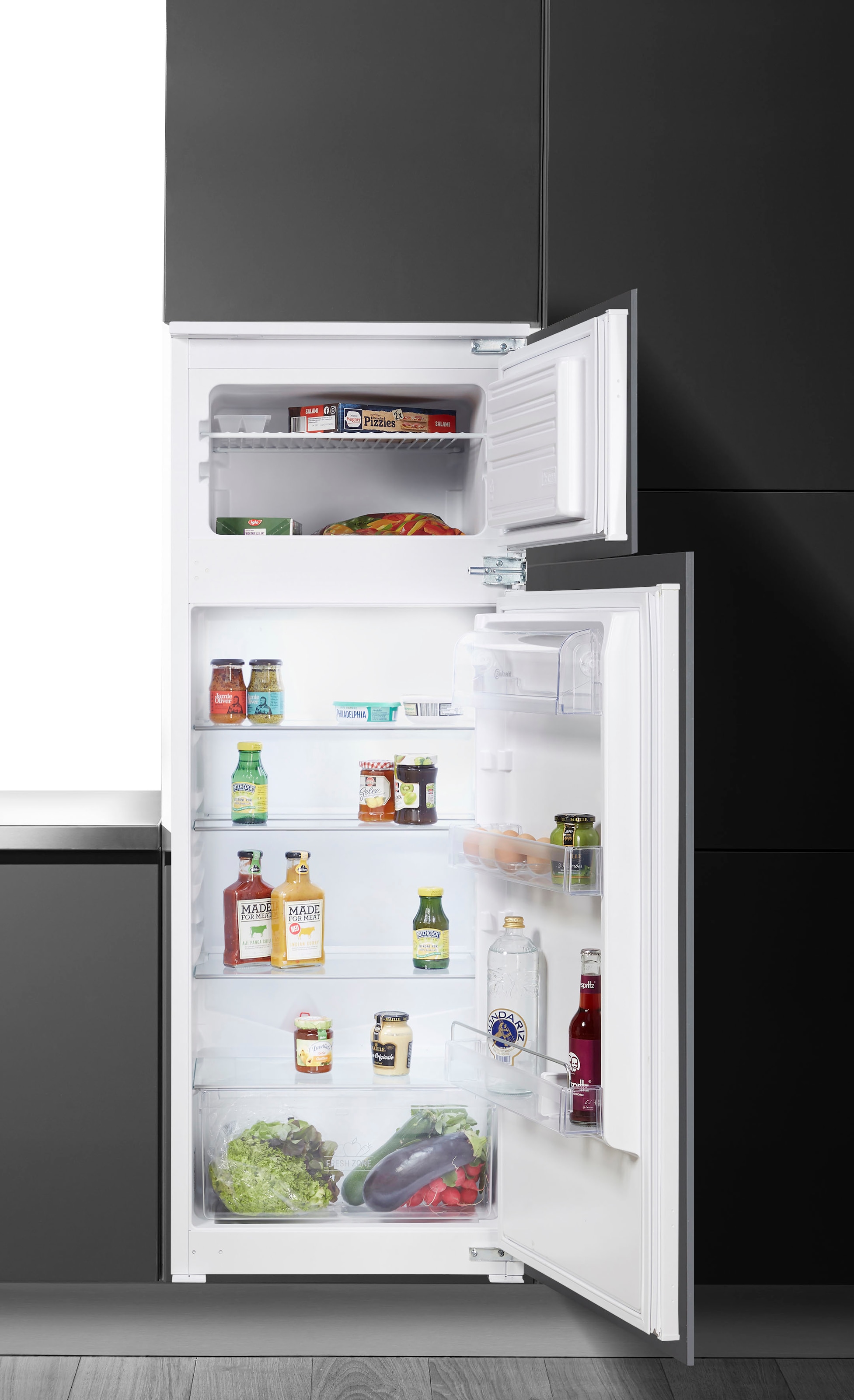 BAUKNECHT Einbaukühlschrank »KDI 14S1«, KDI 14S1, 144,1 cm hoch, 54 cm breit,  FlexiShelf - Glasablage online bestellen | Kühlschränke