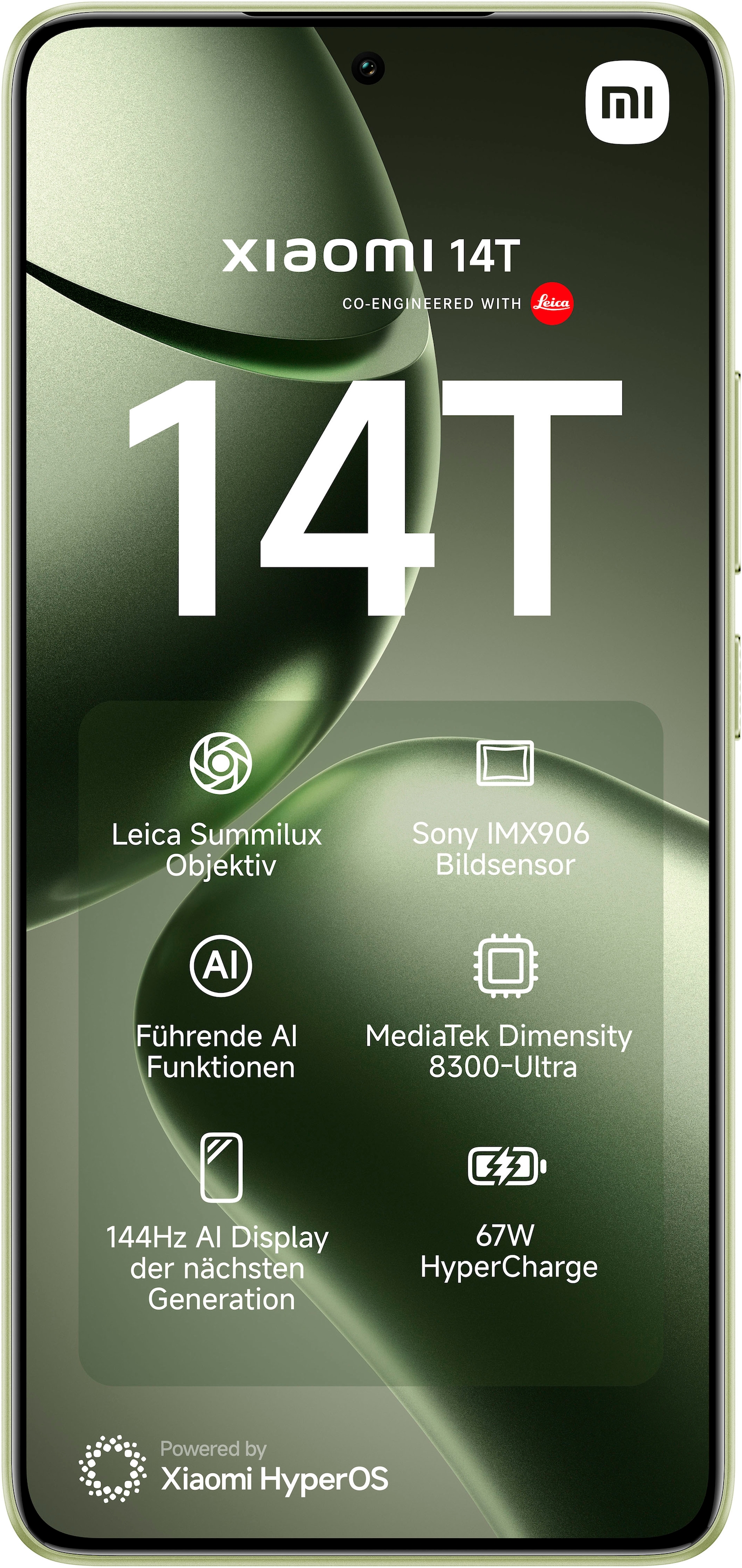 Xiaomi Smartphone »Xiaomi 14T 256GB«, Lemon Green