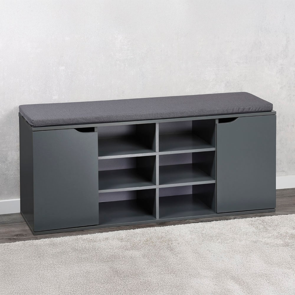 KESPER® Schuhschrank »Schuhschrank mit Sitzkissen, 2 Türen, FSC«