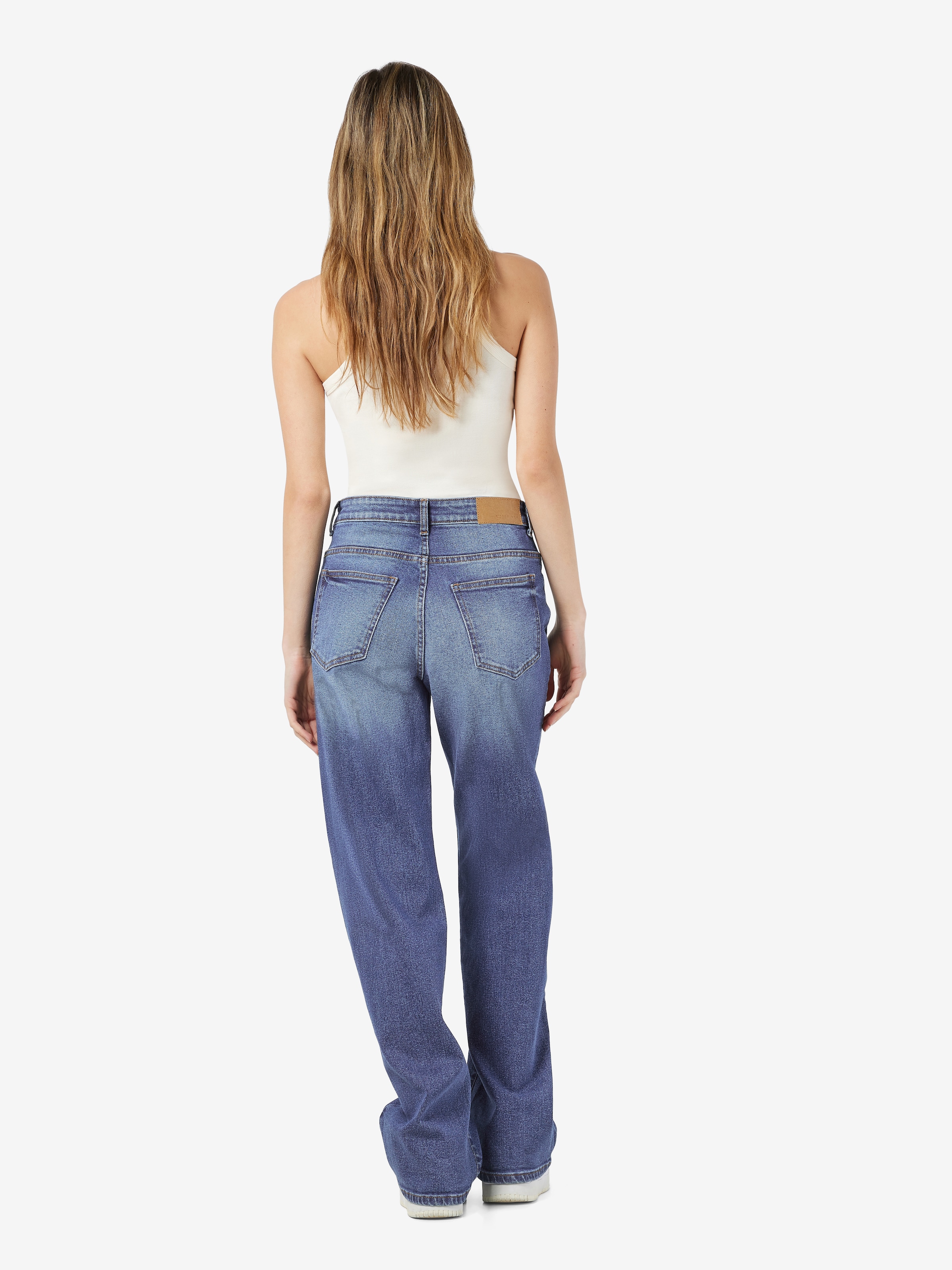 Noisy may Weite Jeans »NMYOLANDA NW WIDE JEANS AZ308MB FWD NOOS«, extra lang