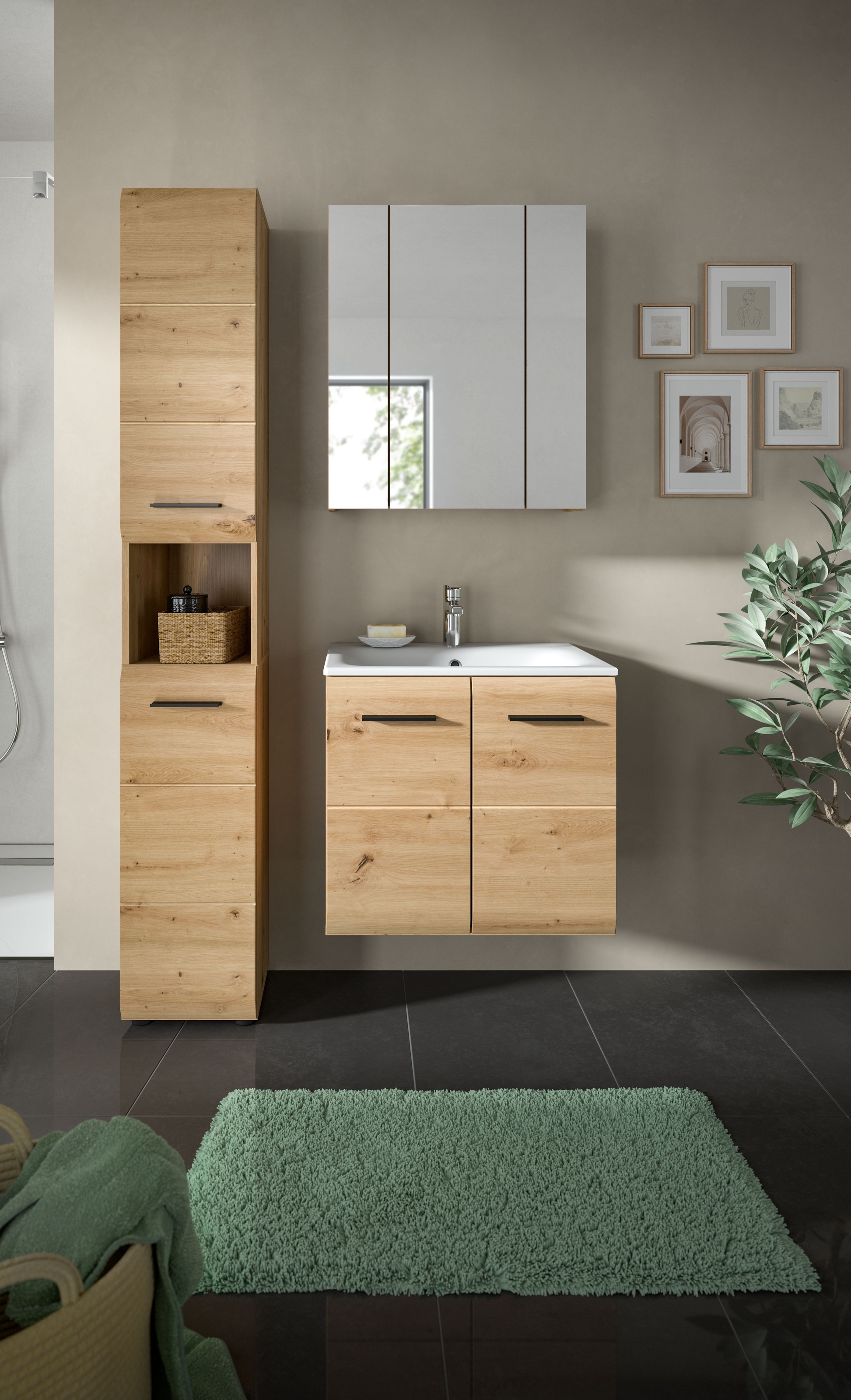 INOSIGN Badezimmer-Set Set, 4 Stk. tlg. Florenz, Badkombination 4-tlg., Art günstig online kaufen