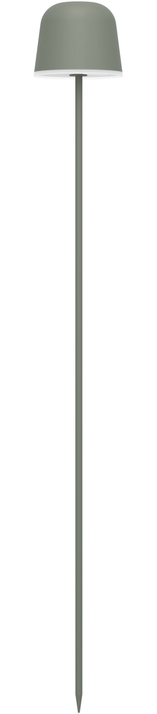 EGLO Tischleuchte »MANNERA-S Tischlampe - Alu, Stahl - LED - 1,8W - IP54« LED-Modul 1 Stk. Neutralweiß | Warmweiß Akku Tischleuchte, Außentischleuchte, Gartenlampe, H20 x Ø7,5 cm