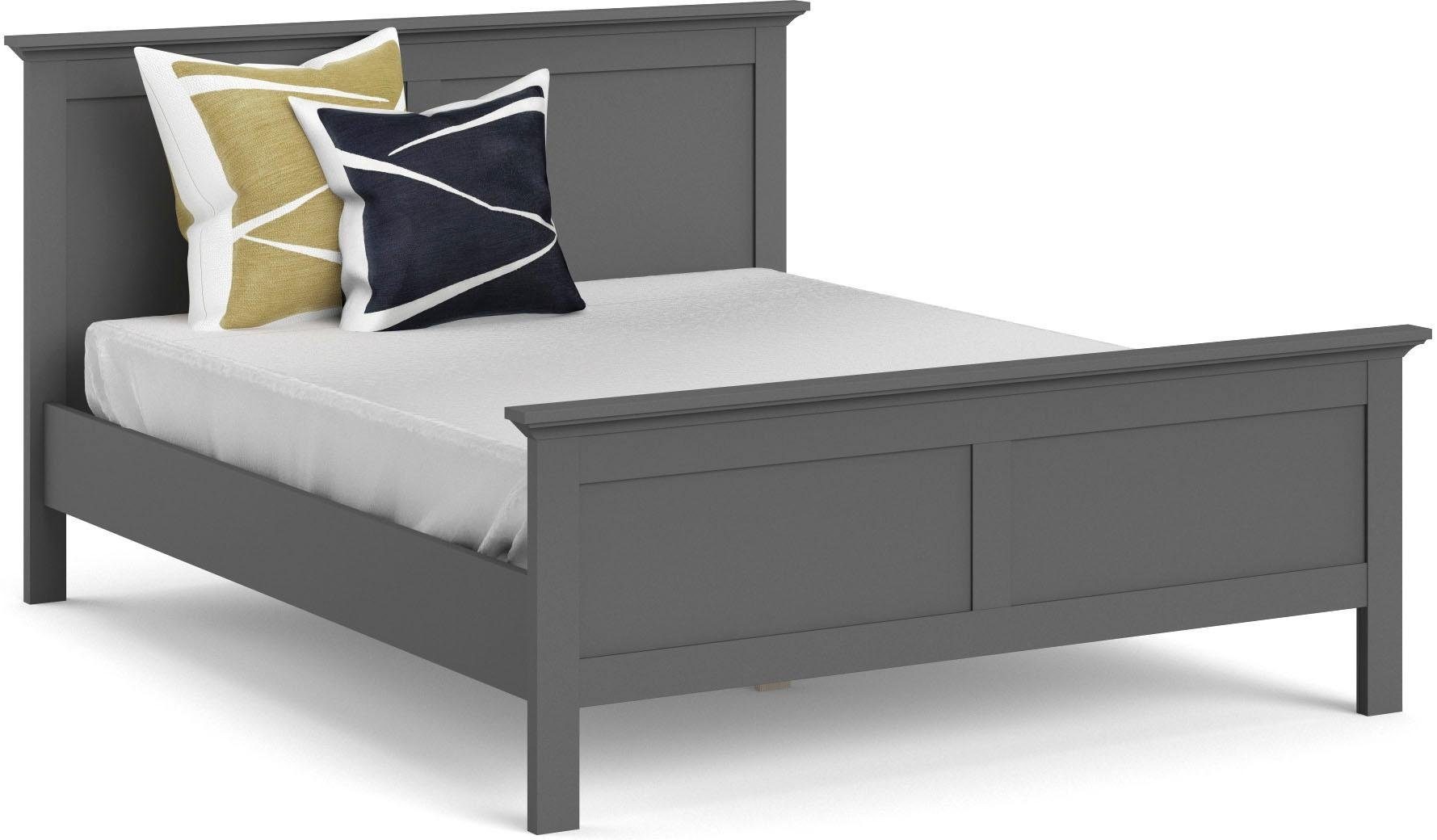 Home affaire Bett »Paris Bettgestell, Doppelbett,«, mit Kassetten-Optik an günstig online kaufen