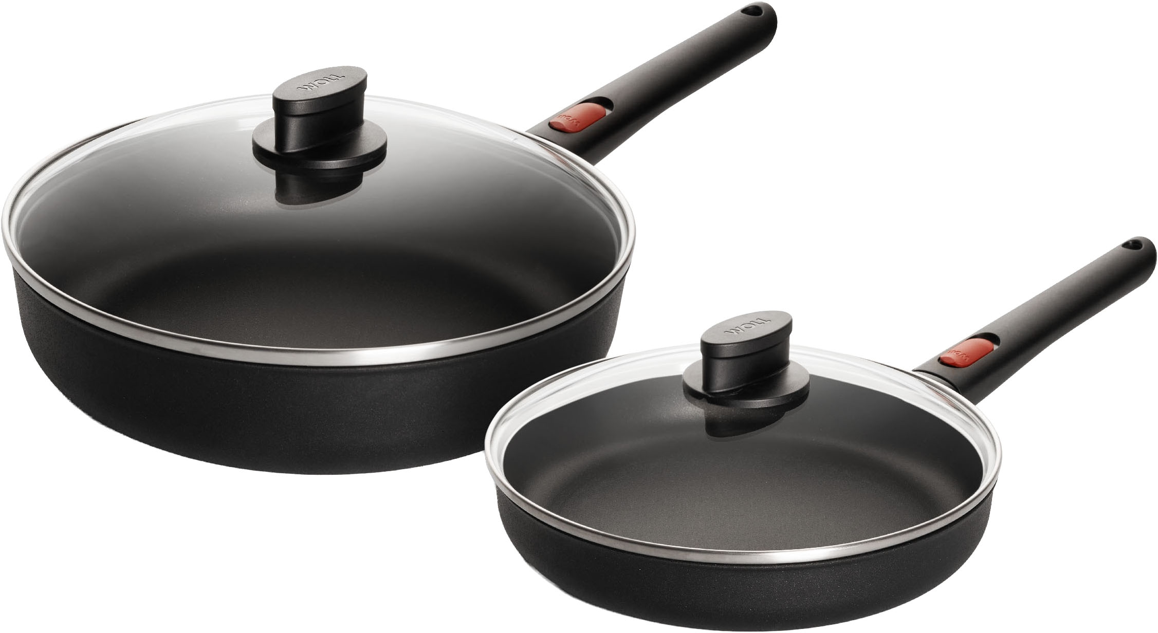 WOLL MADE IN GERMANY Pfannen-Set »Eco Lite QXR«, Aluminium, (Set, 4 tlg.), günstig online kaufen