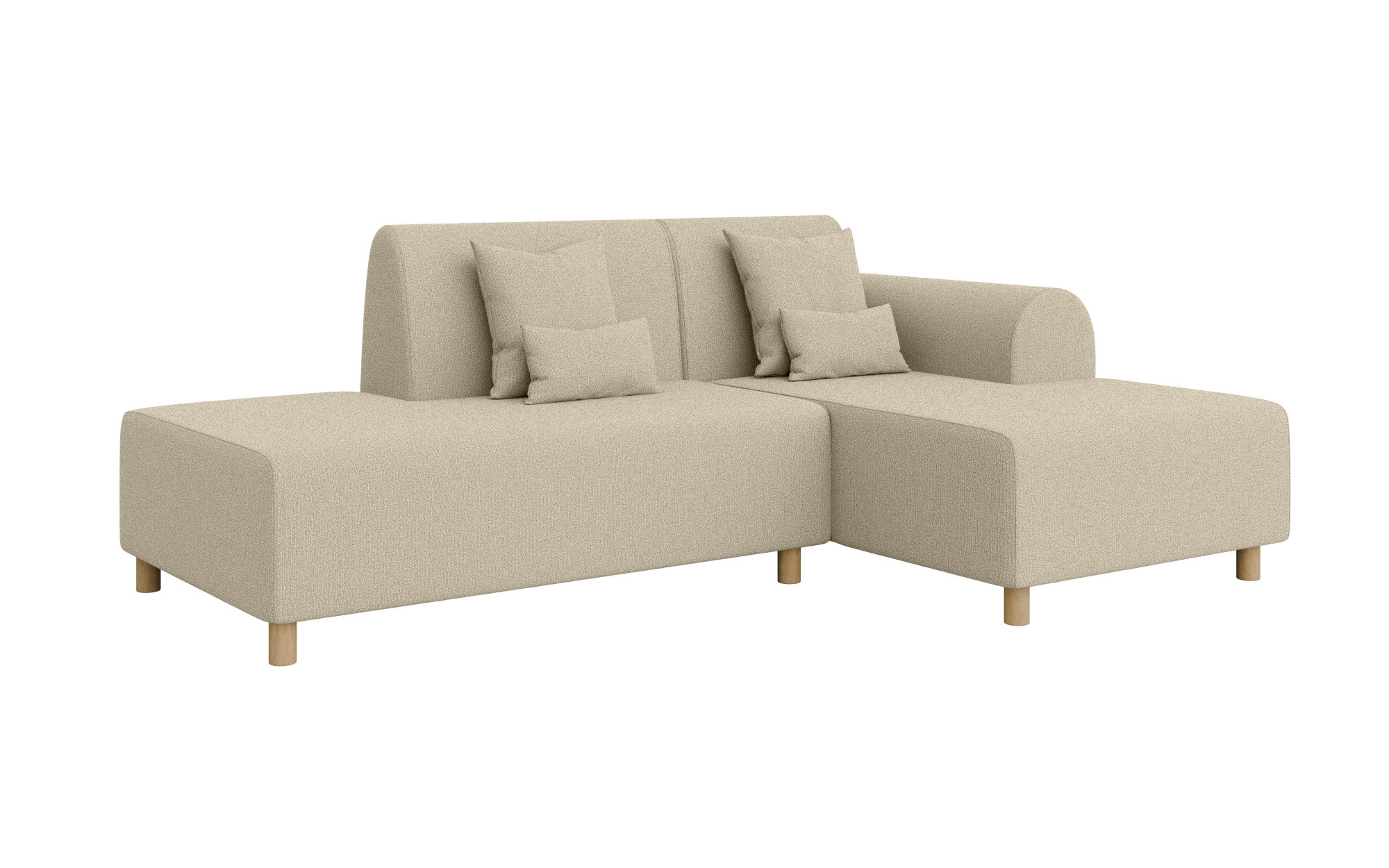 INOSIGN Ecksofa »Suyala«, L-Form mit Hocker
