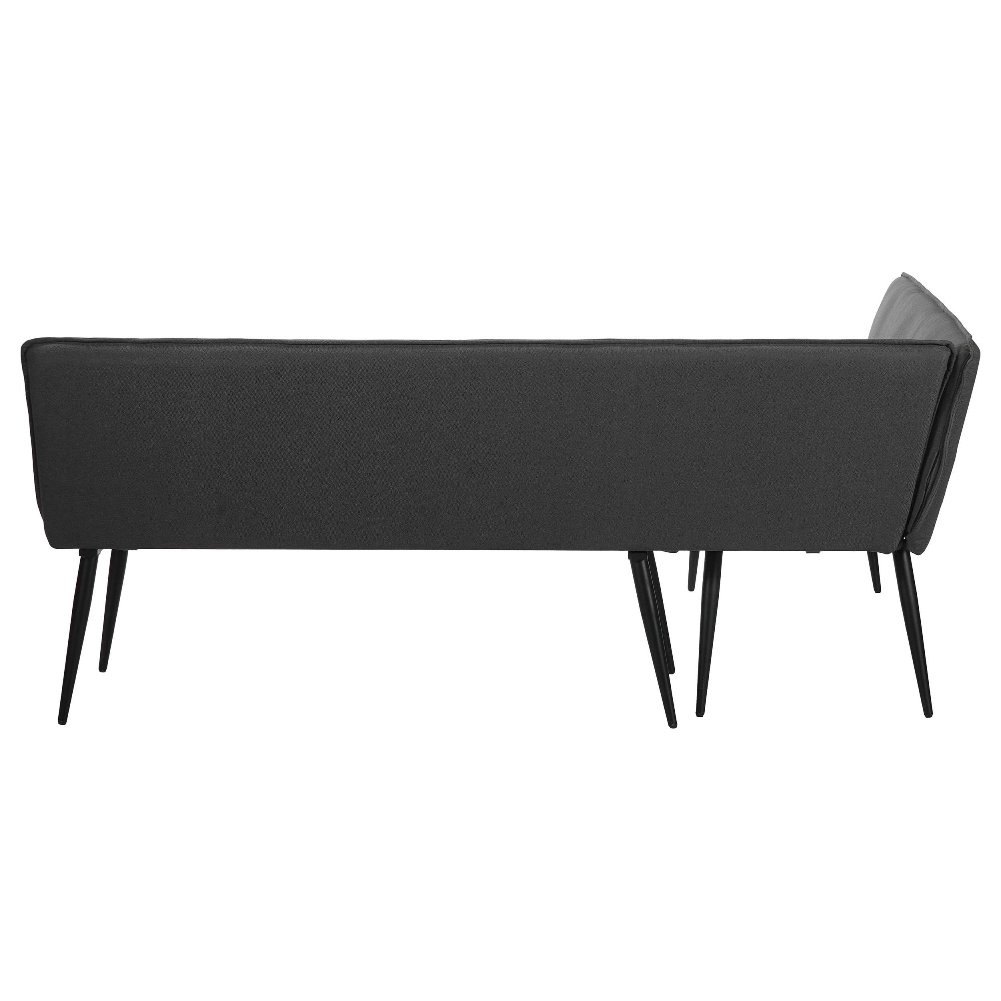 OTTO home Eckbankgruppe »Danny/Ianna/Derrek« Set, Eckbankgruppe mit Tisch, Eckbank, Stühle, 4 tlg. Sitzgruppe, Eckbank und Stühle bequem gepolstert, Tisch 120x80 cm