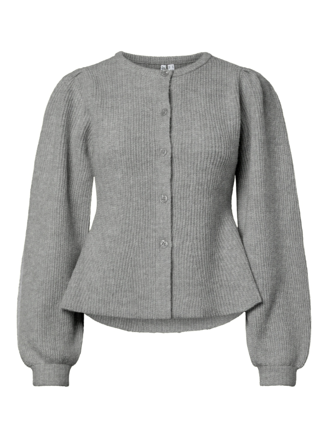 pieces Strickjacke »PCSILLY LS PUFF KNIT CARDIGAN NOOS BC« Materialmix